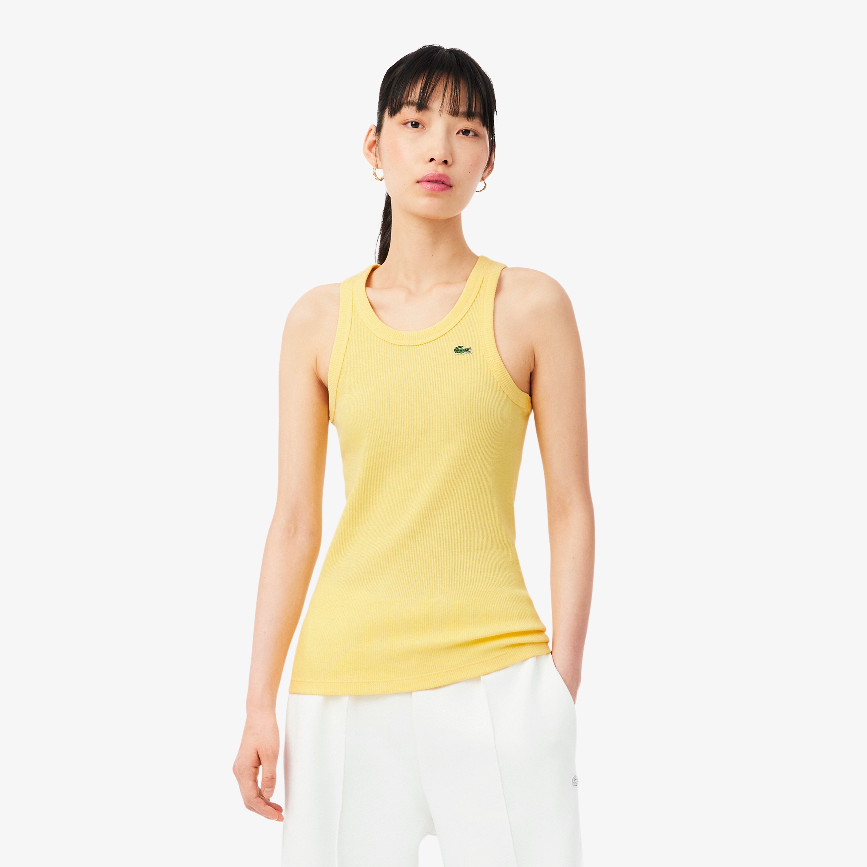 エッセンシャルリブニットタンクトップ