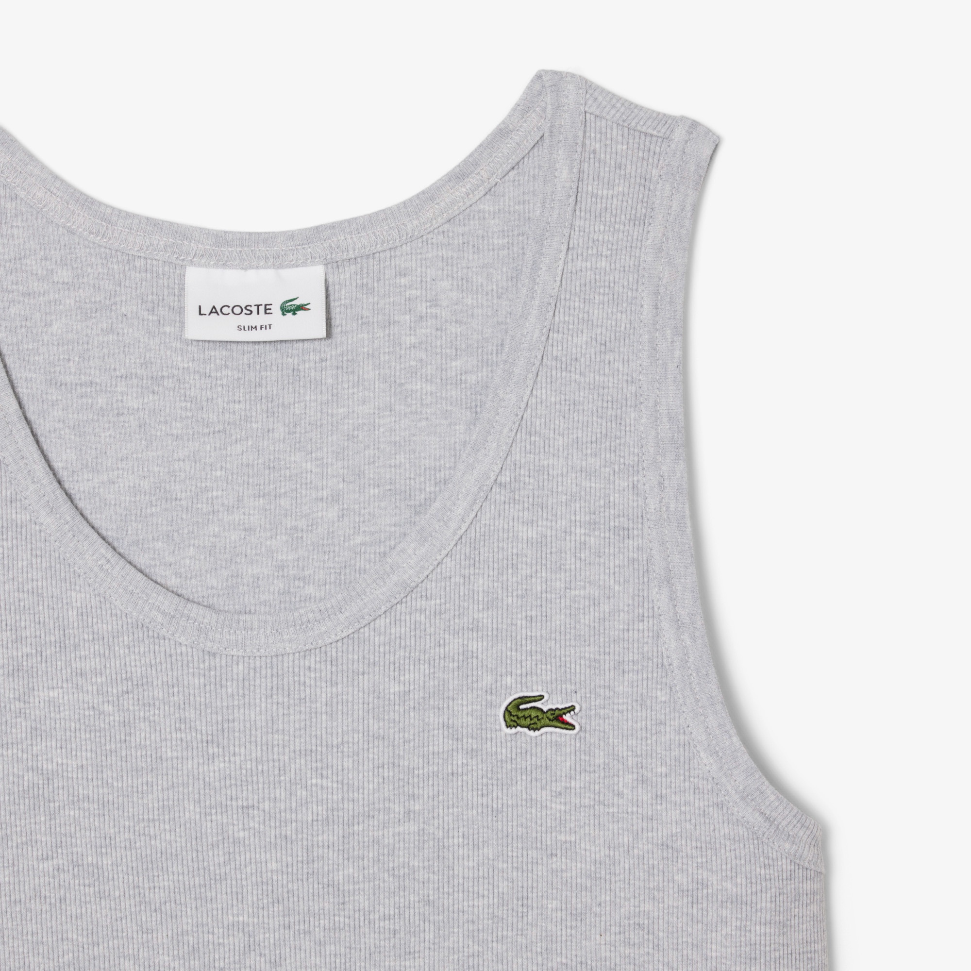 コットンリブニットタンクトップ