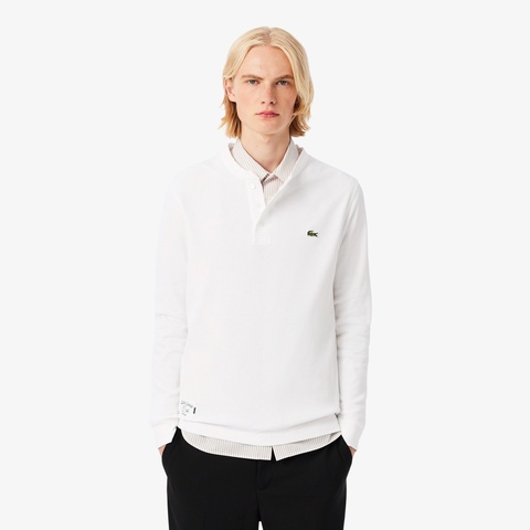 ワッフルニット長袖Tシャツ