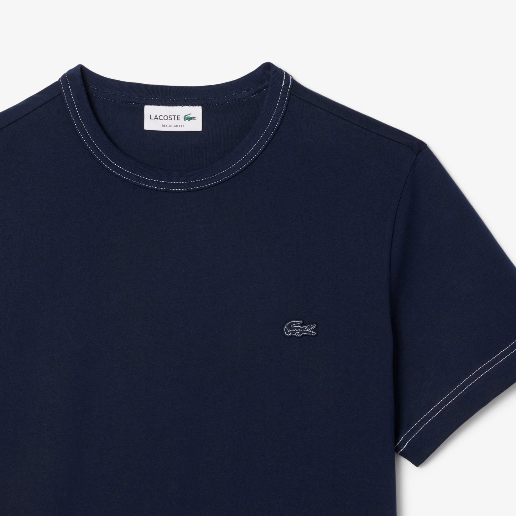 配色ステッチTシャツ