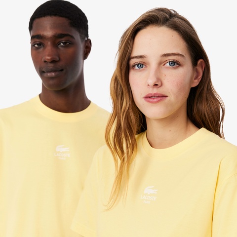 スモールパリロゴクルーネックTシャツ