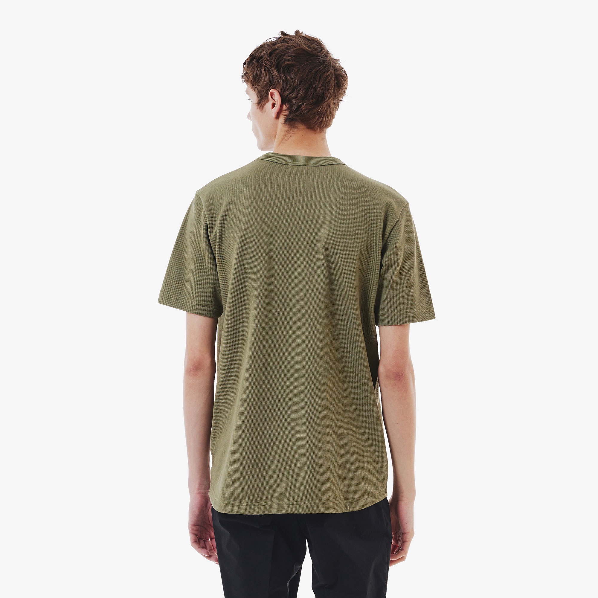 鹿の子地ポケット半袖Tシャツ