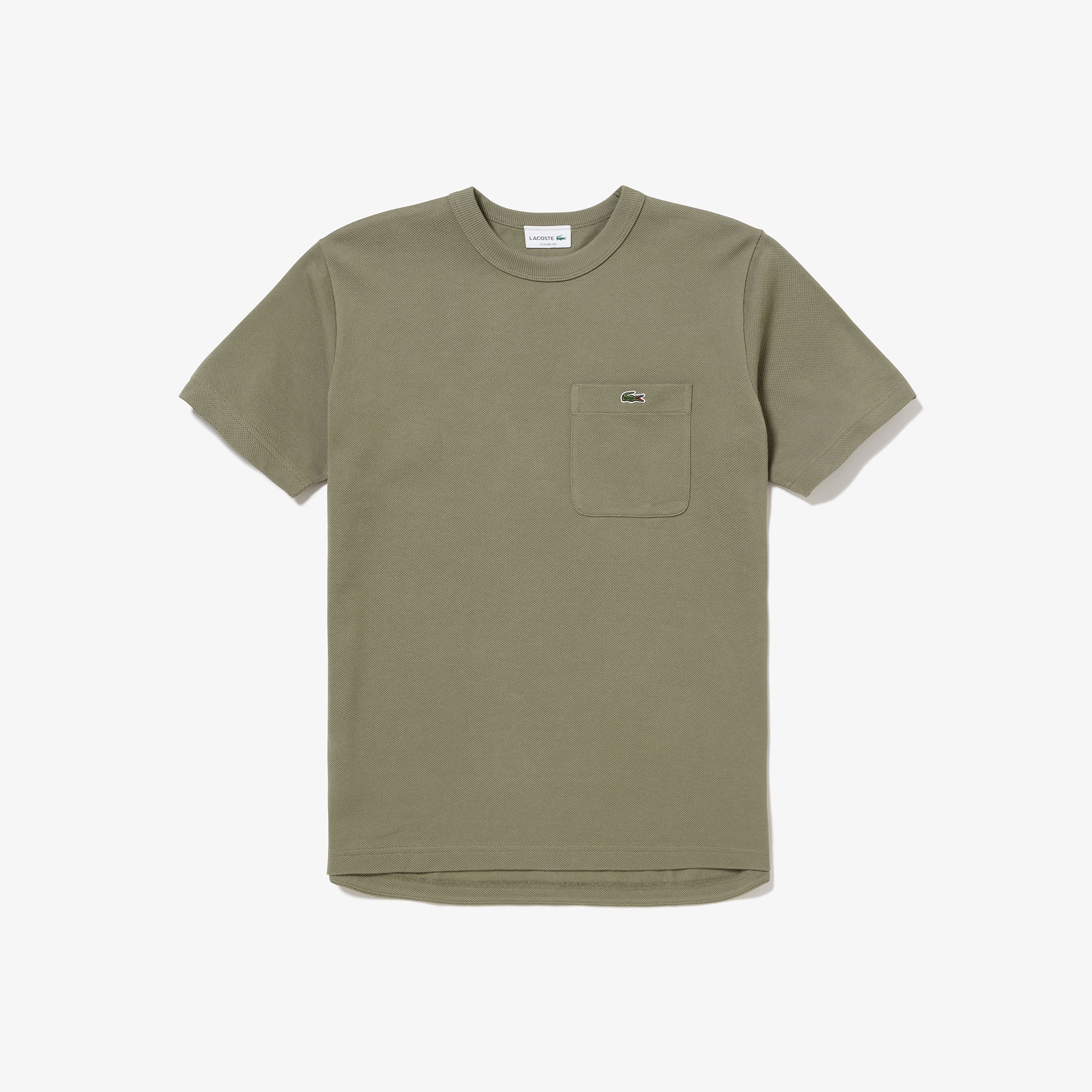 鹿の子地ポケット半袖Tシャツ