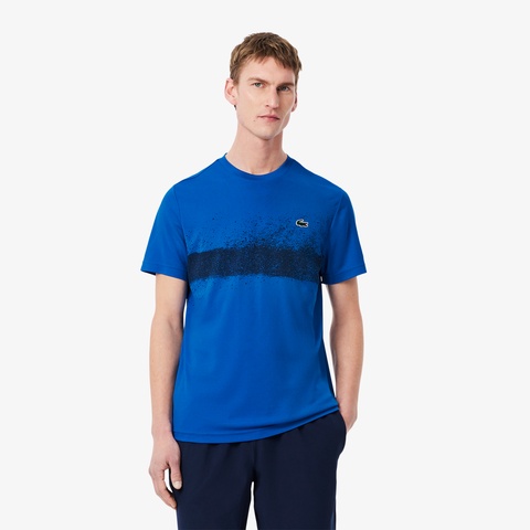 『ジョコビッチ』コートライン鹿の子地Tシャツ