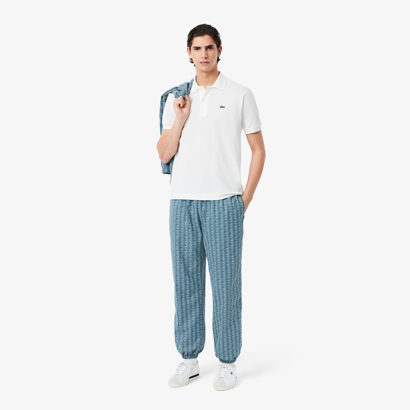 モノグラムジャカード撥水トラックパンツ XH8908 - ラコステ（LACOSTE