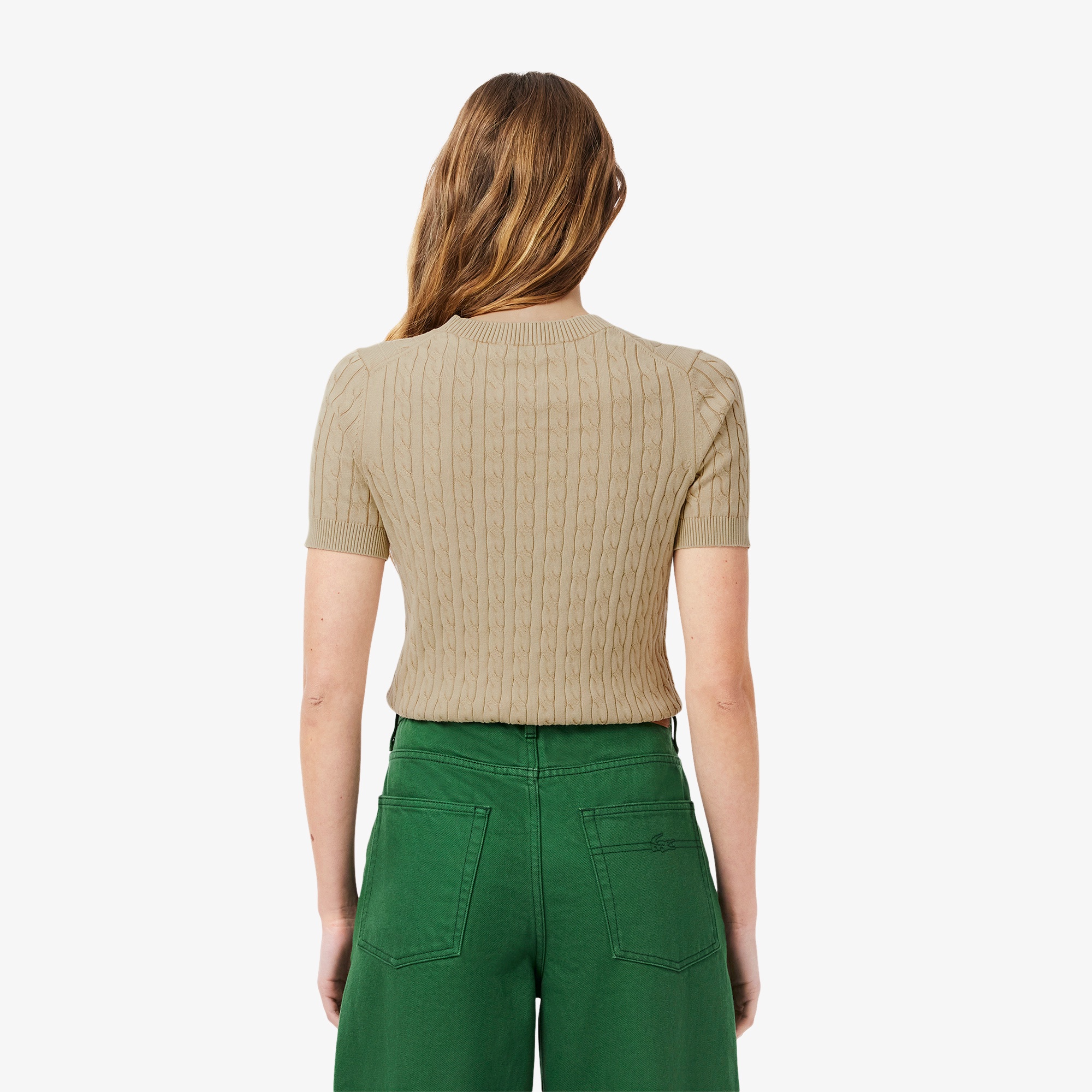 ケーブルニットTシャツ