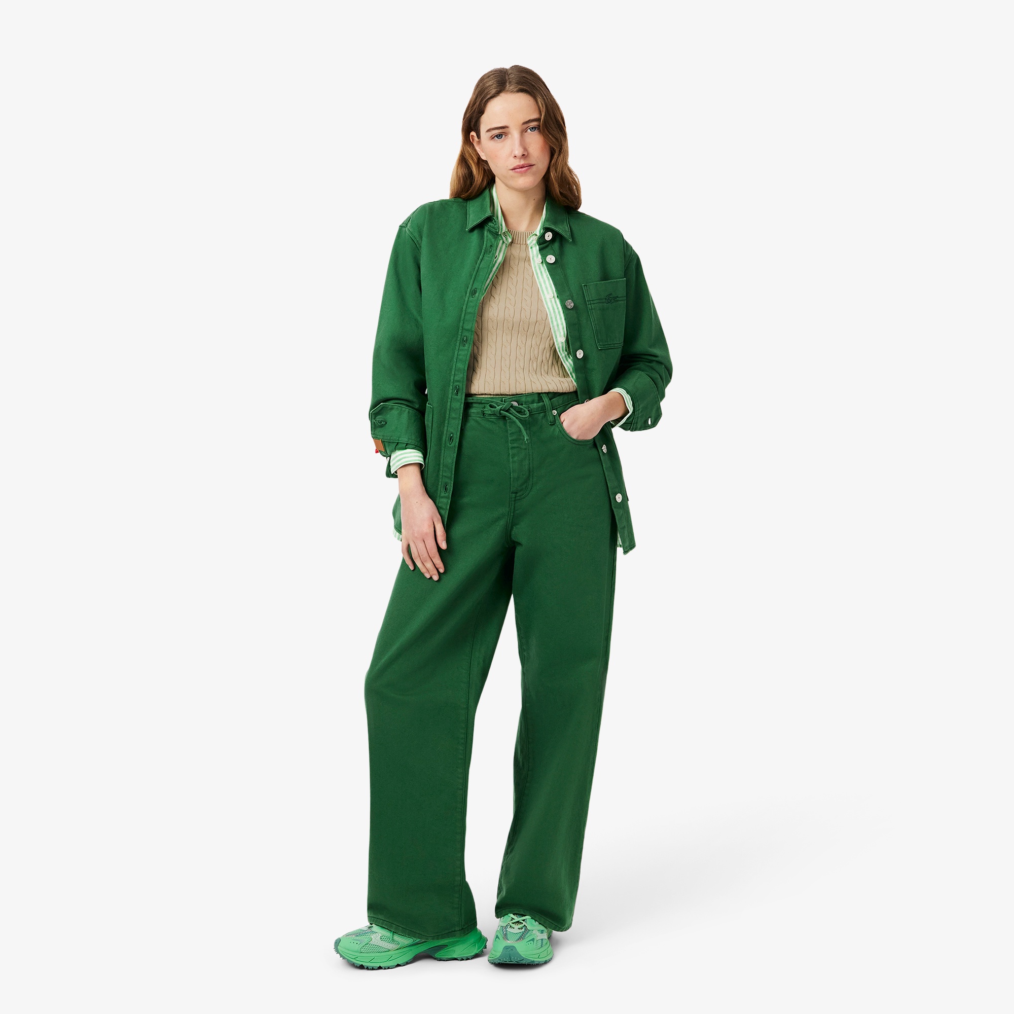 ケーブルニットTシャツ