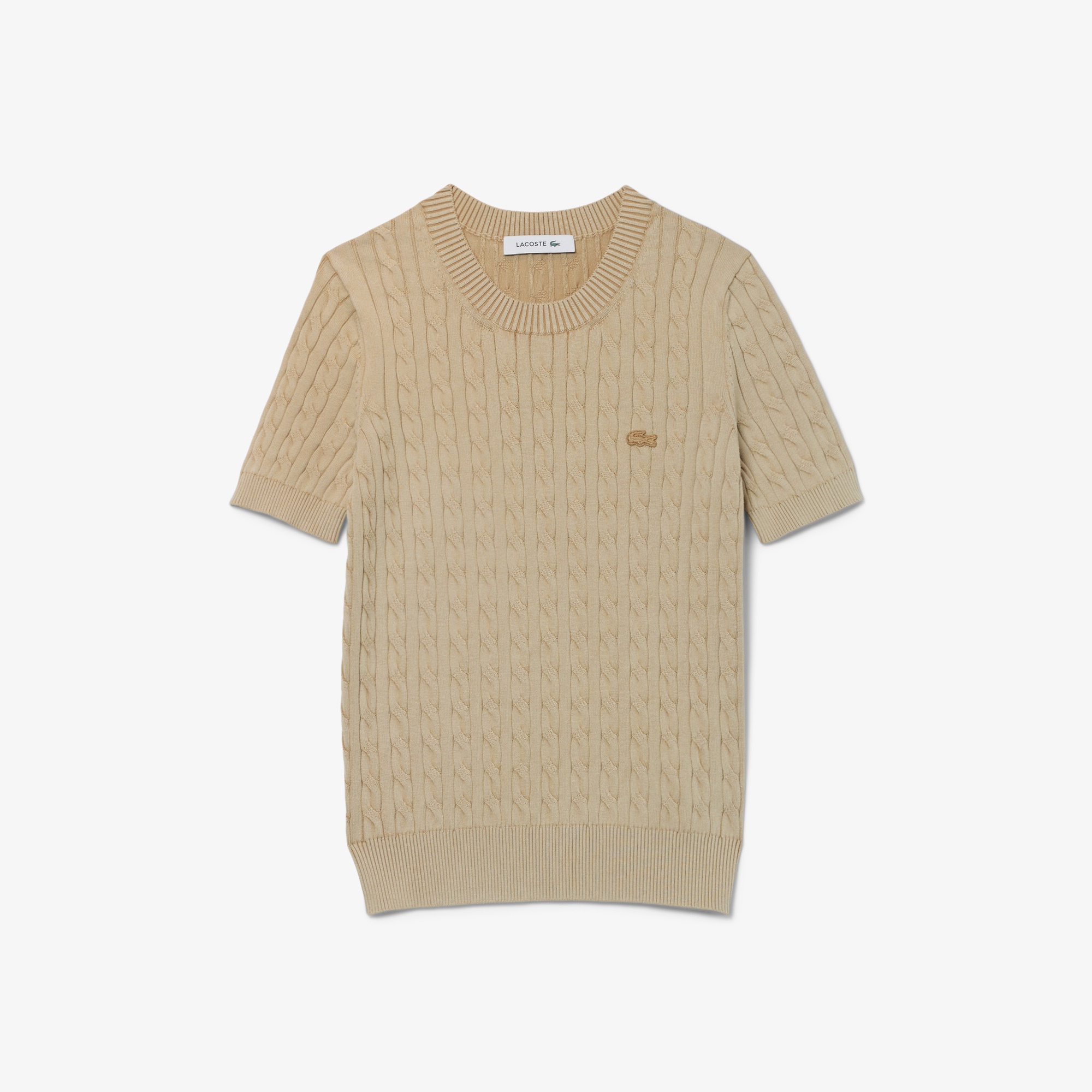 ケーブルニットTシャツ