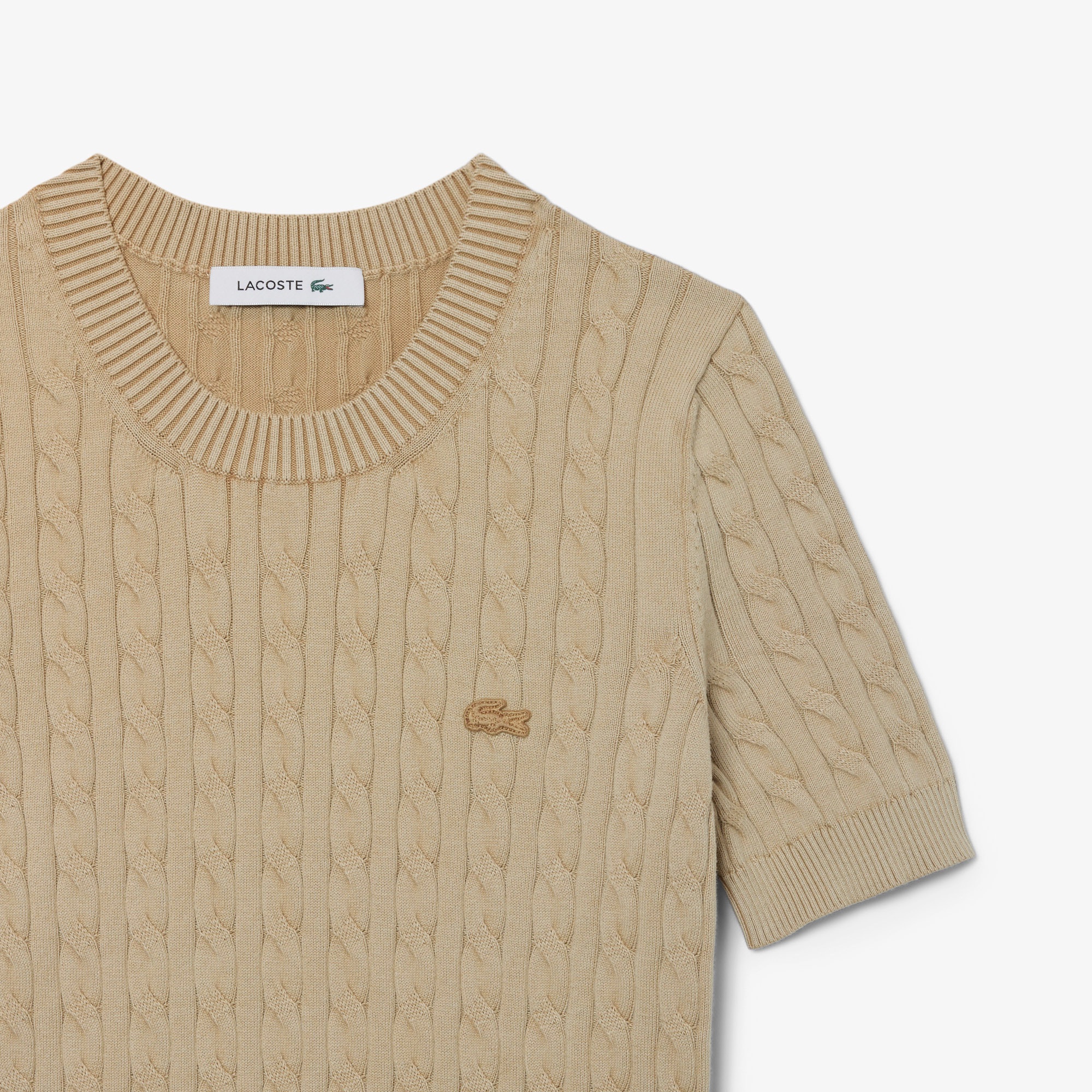 ケーブルニットTシャツ