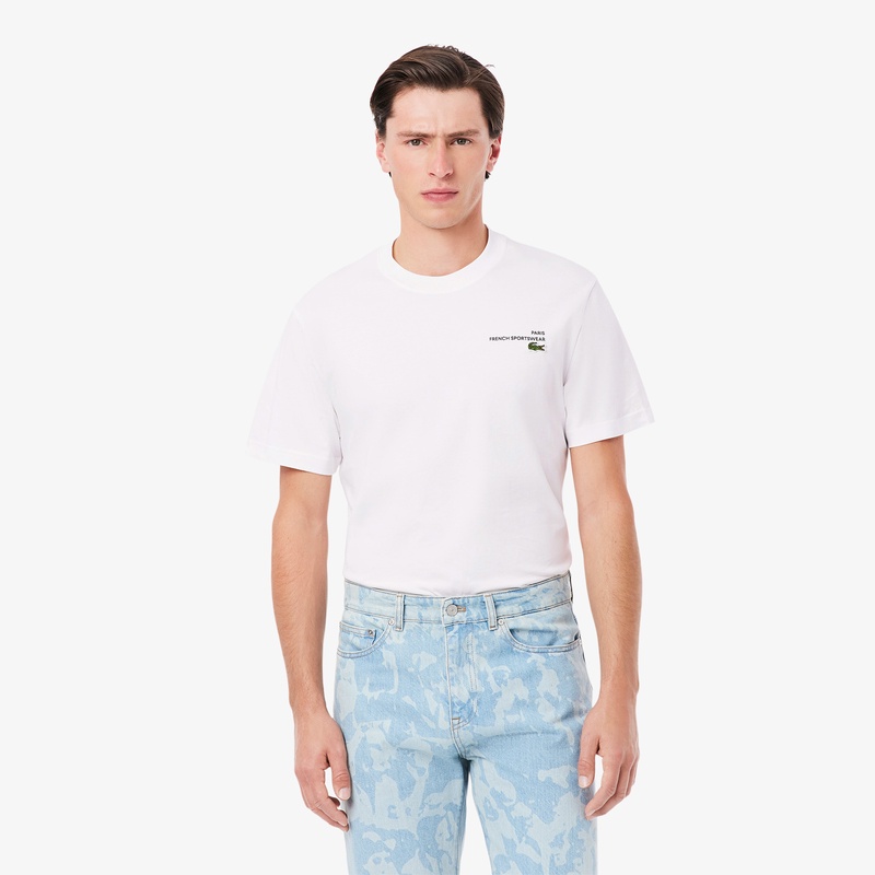 オーディエンスバックプリントTシャツ TH9880 - ラコステ（LACOSTE