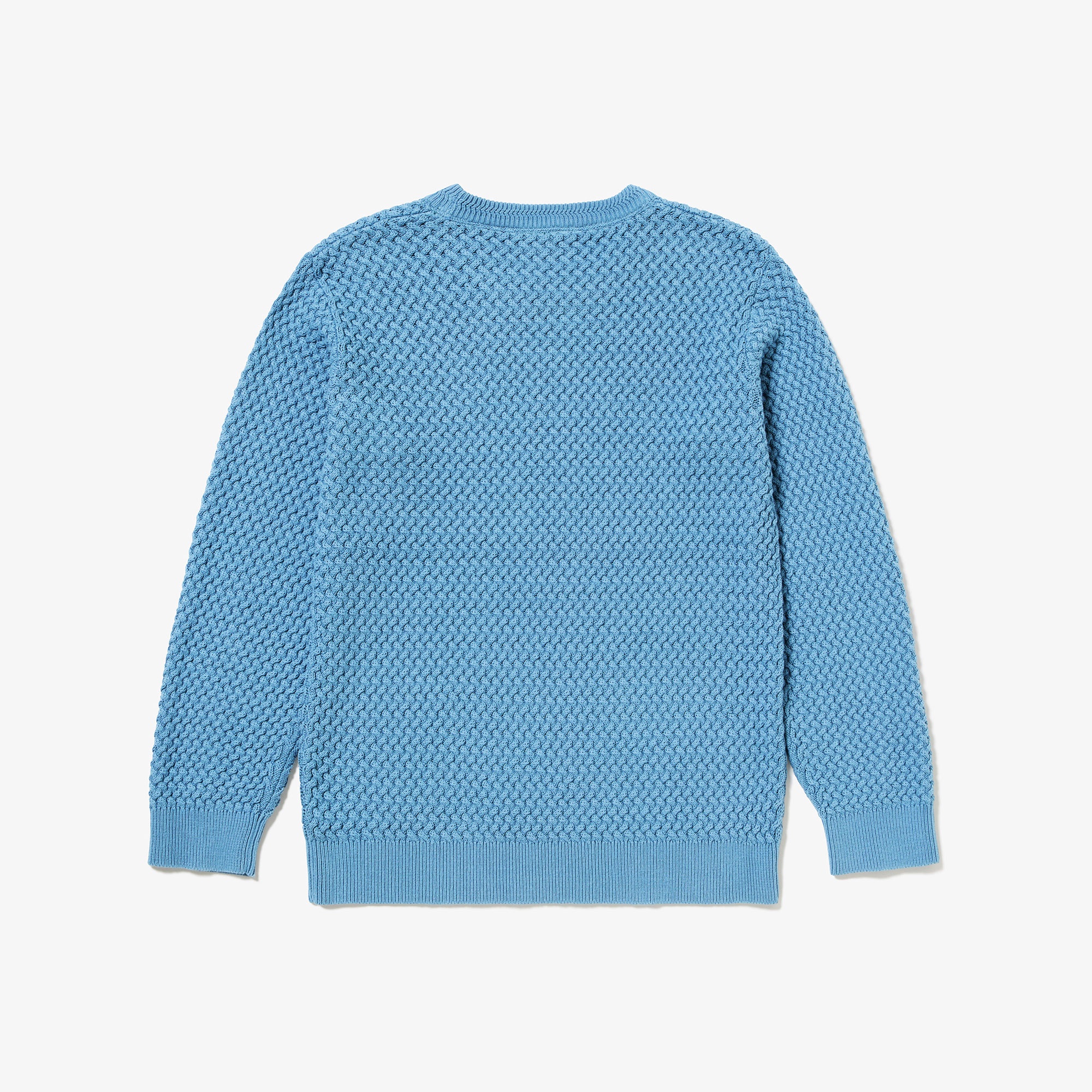 バスケットニットクルーネックセーター