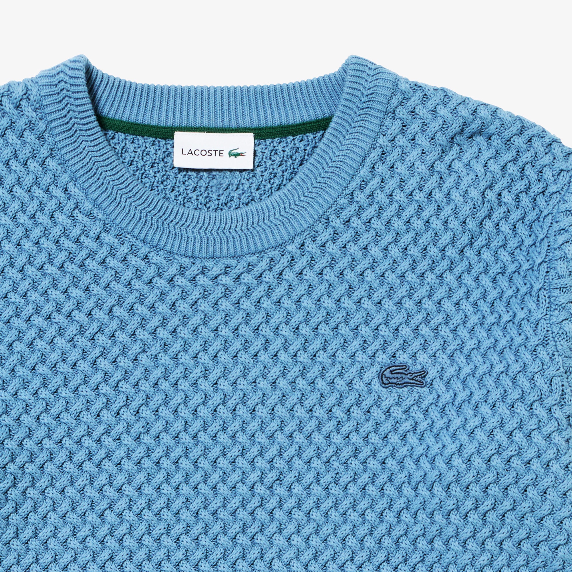 バスケットニットクルーネックセーター