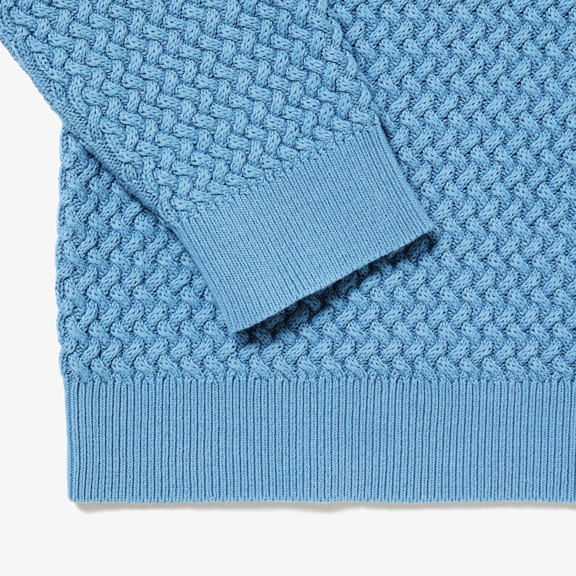 バスケットニットクルーネックセーター