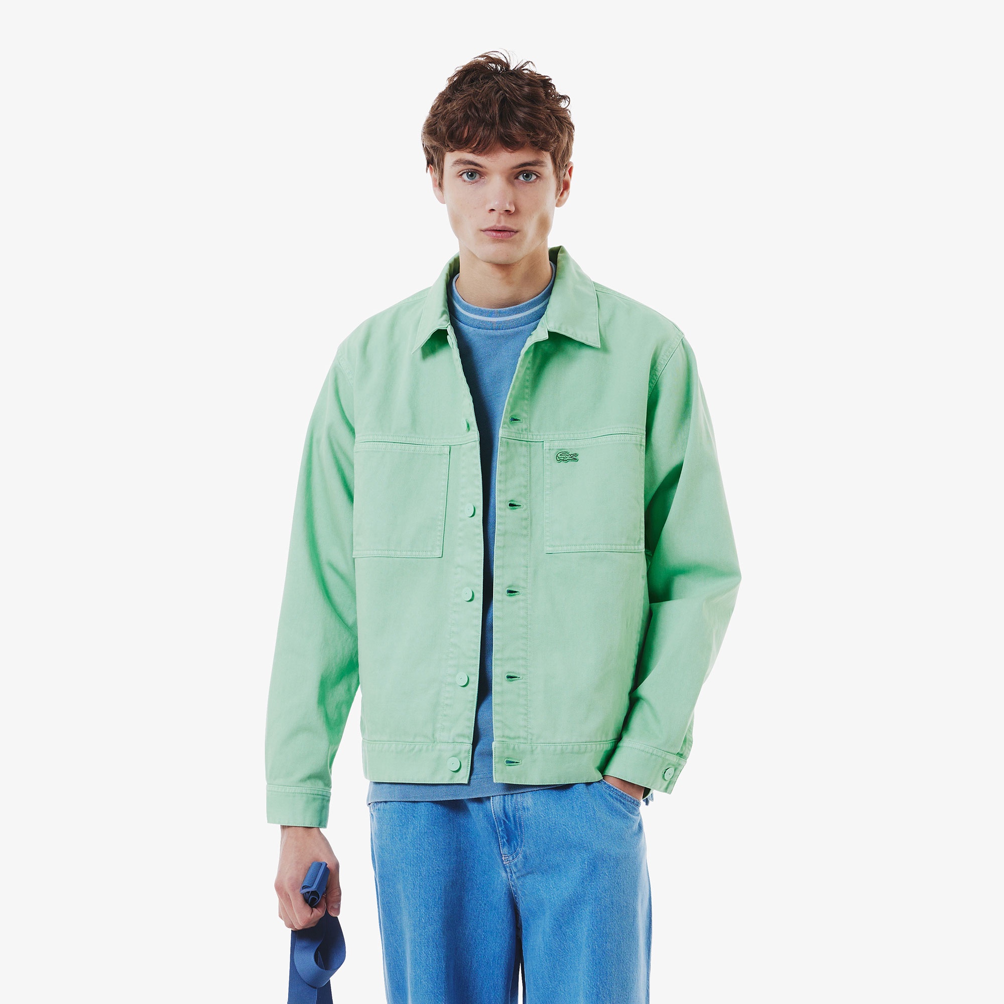 ボックスカラーデニムジャケット