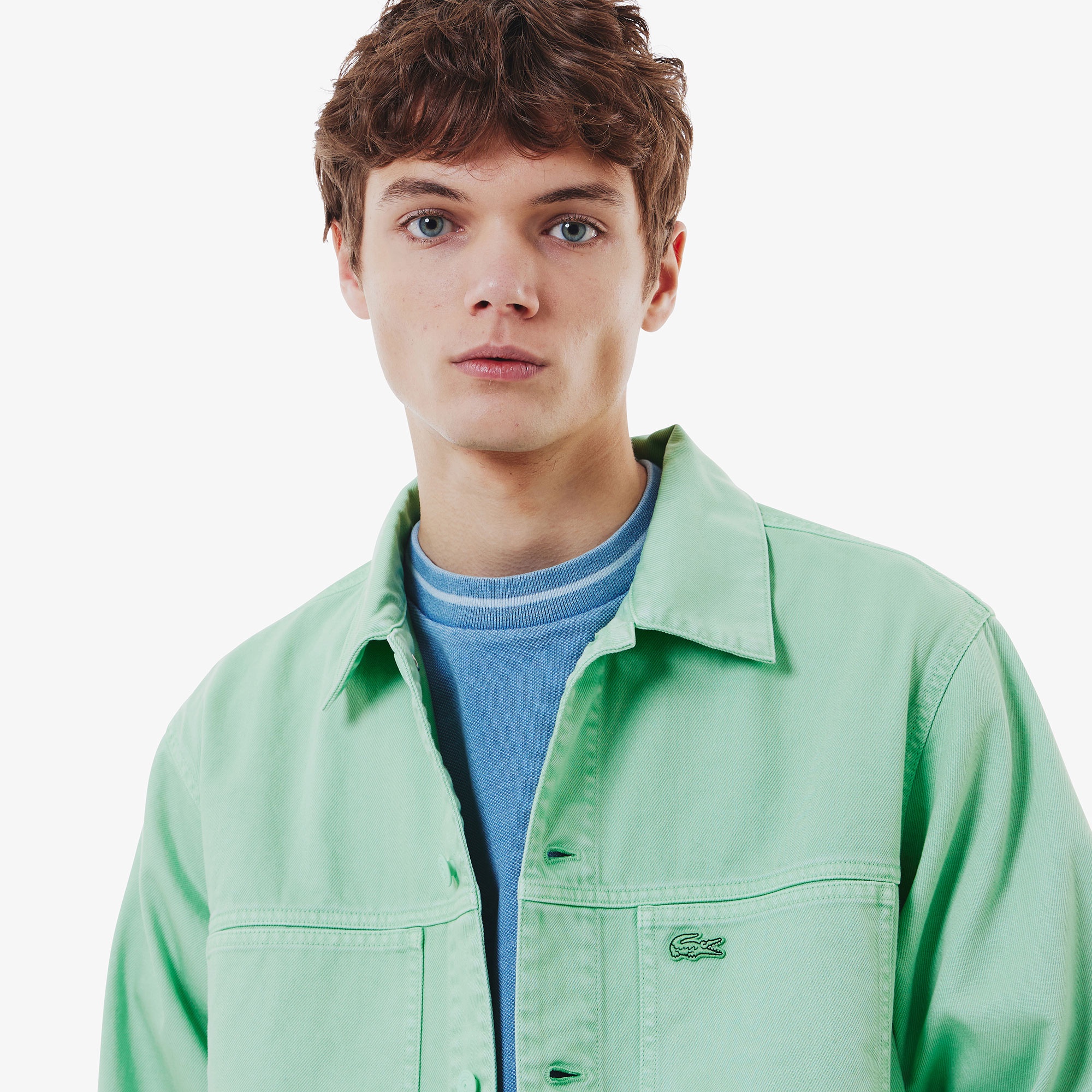 ボックスカラーデニムジャケット