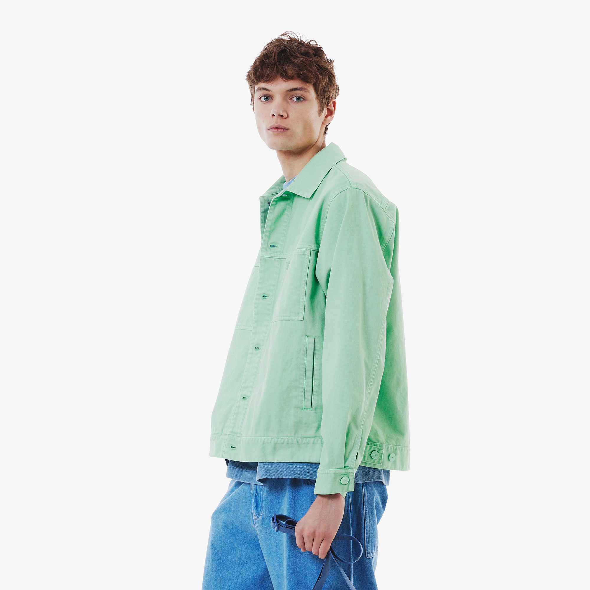 ボックスカラーデニムジャケット