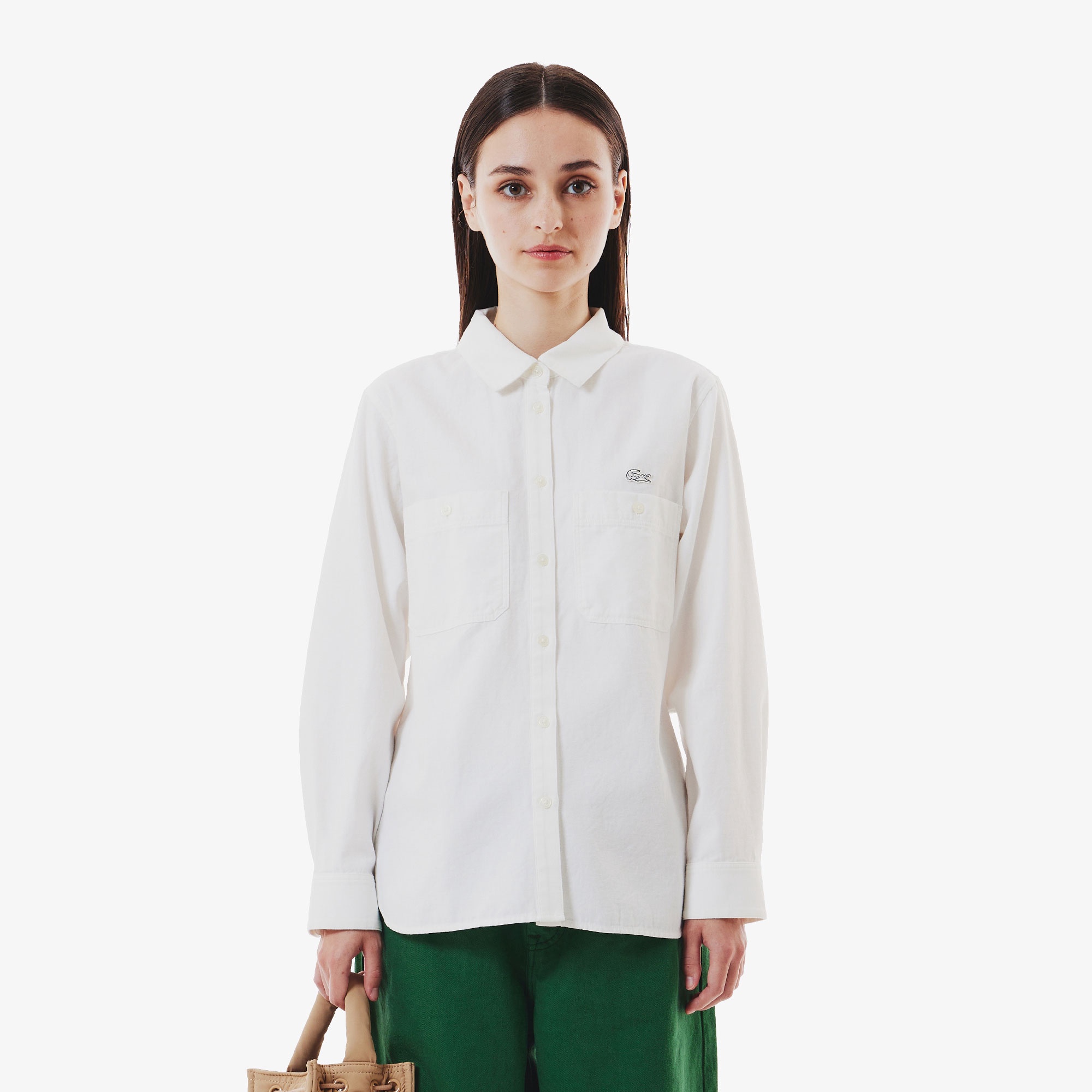 ダブルポケットデニムシャツ