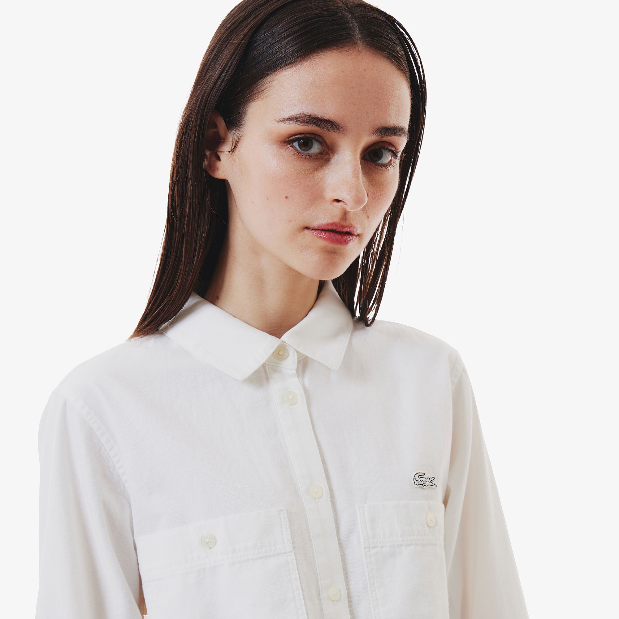 ダブルポケットデニムシャツ