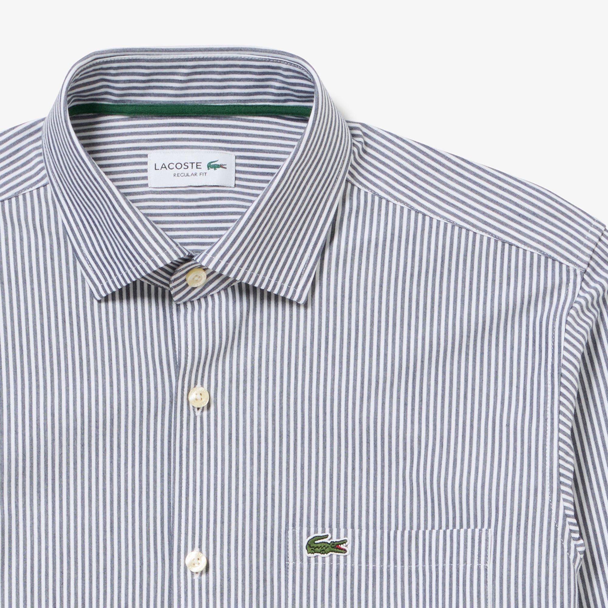 ストライプジャージシャツ