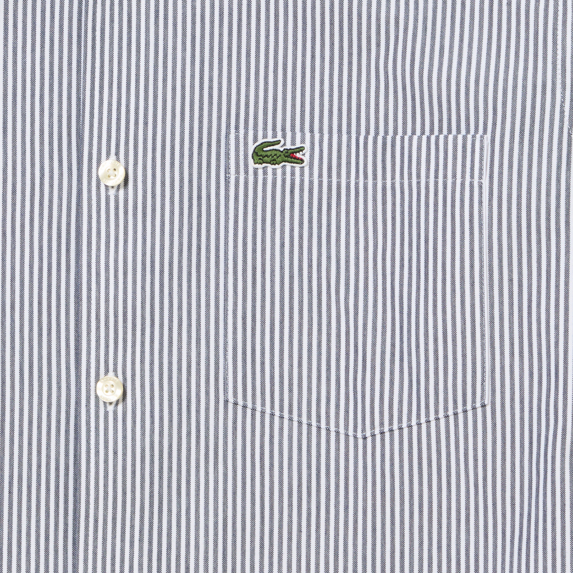 ストライプジャージシャツ