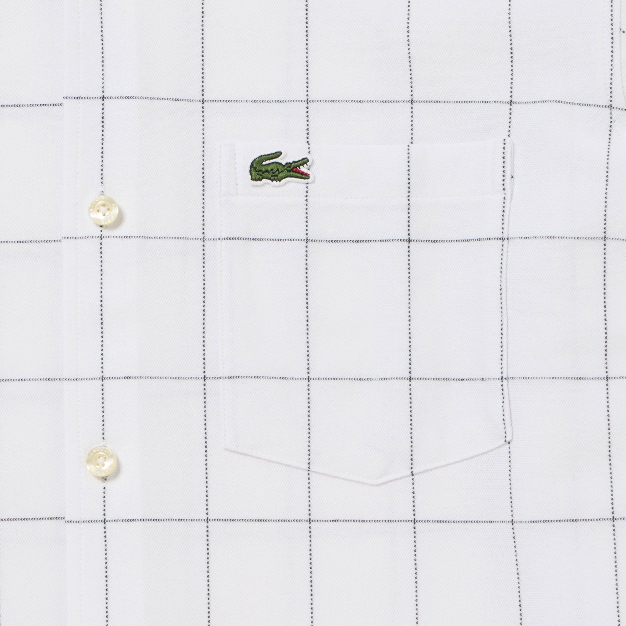 グラフチェックジャージボタンダウンシャツ