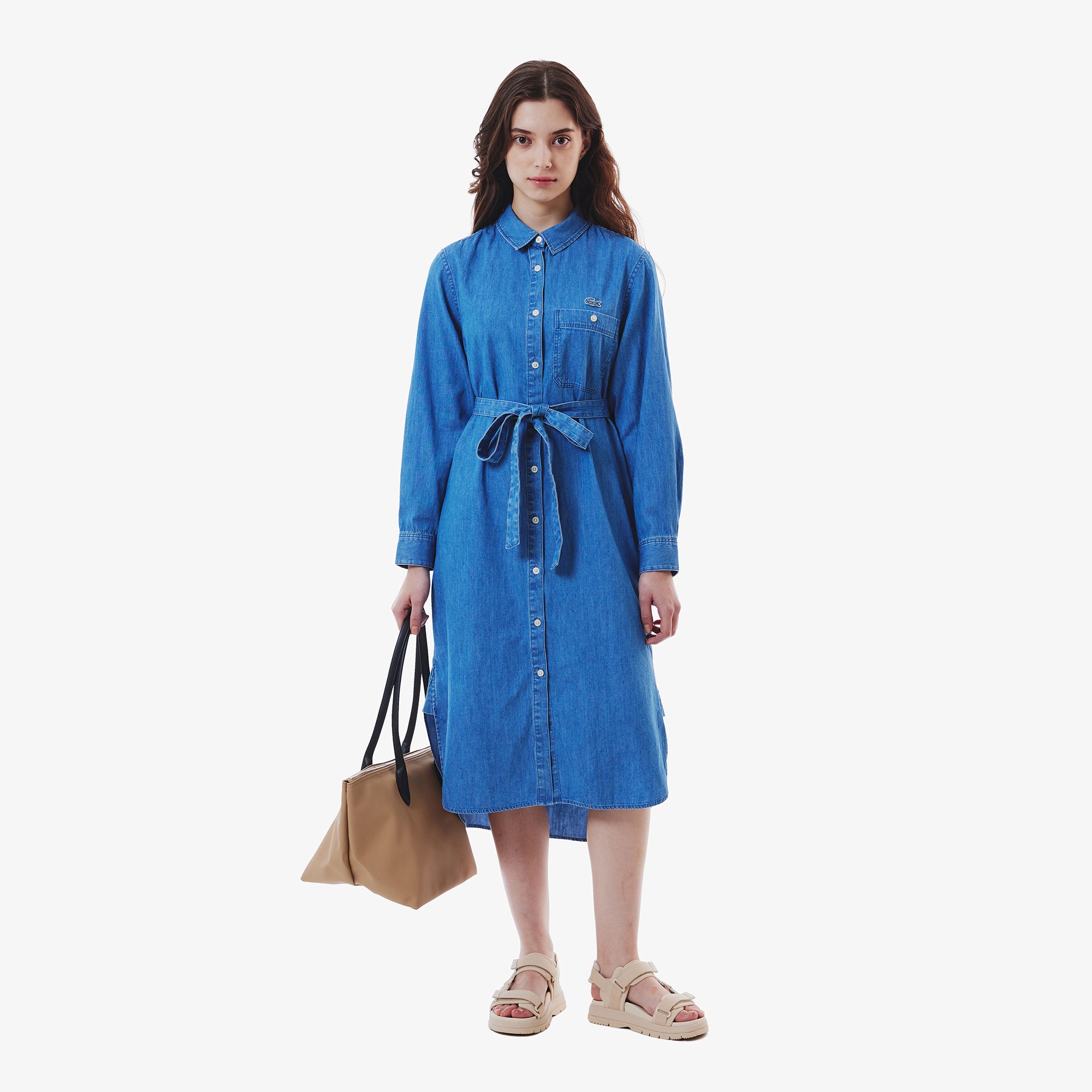デニムシャツドレス