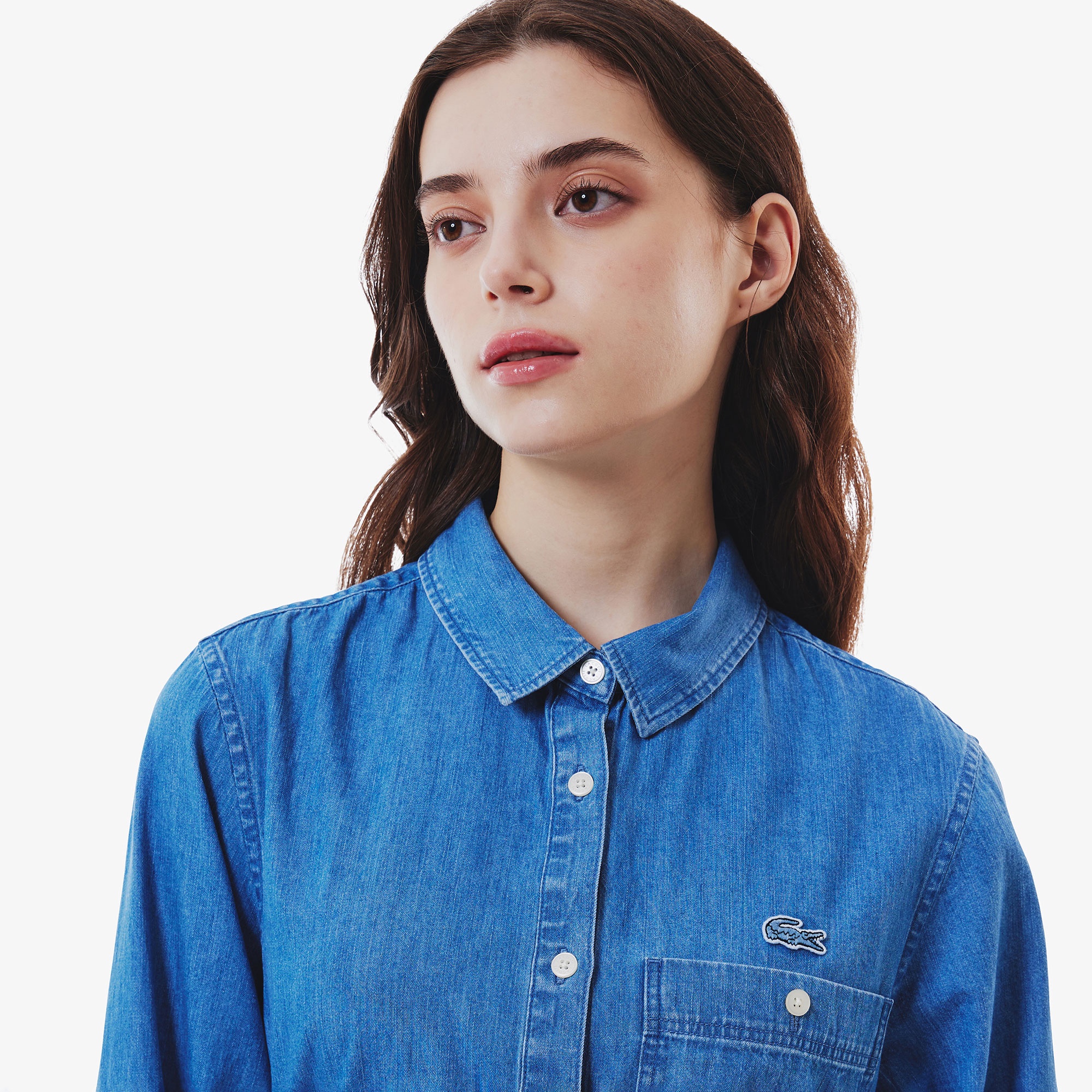 デニムシャツドレス