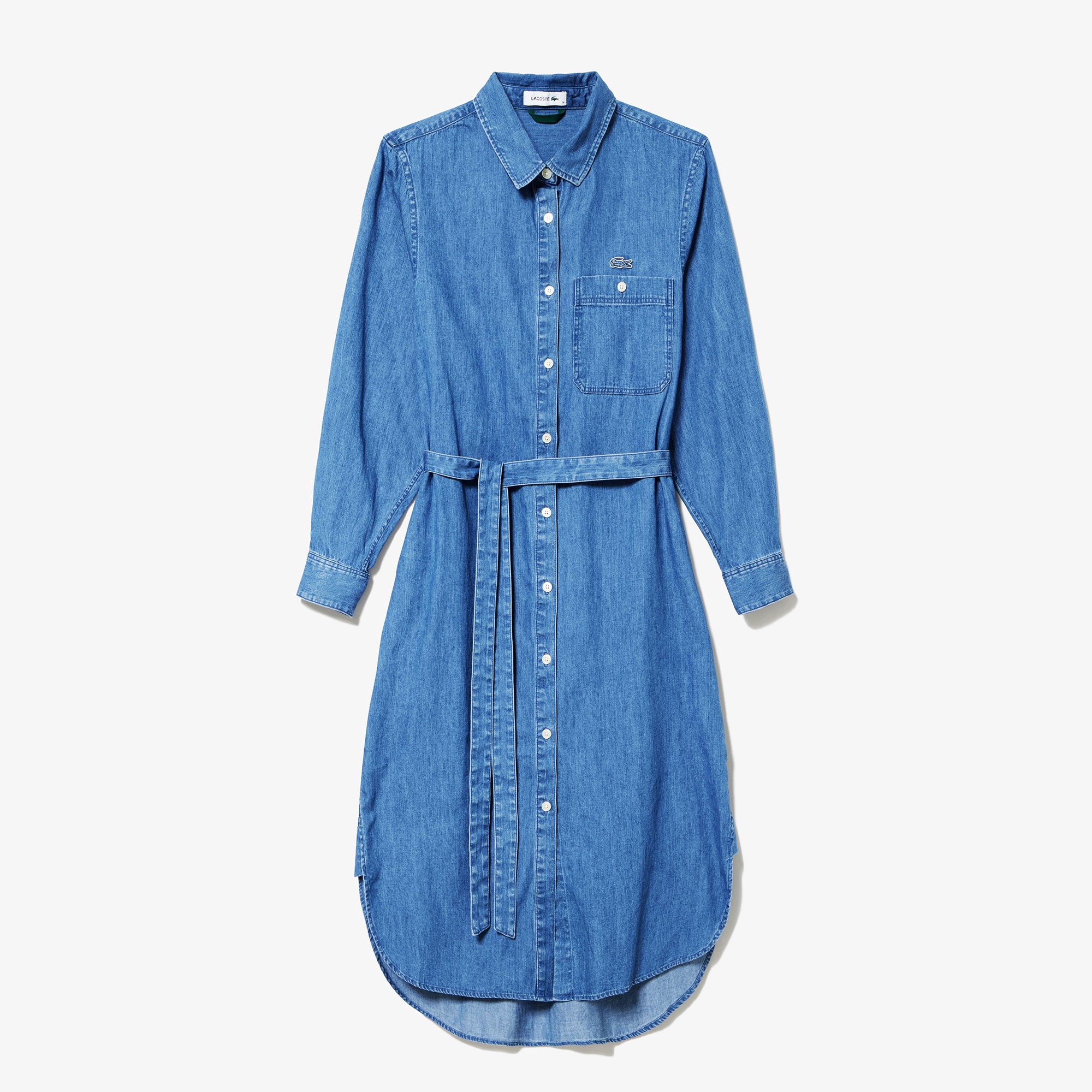 デニムシャツドレス
