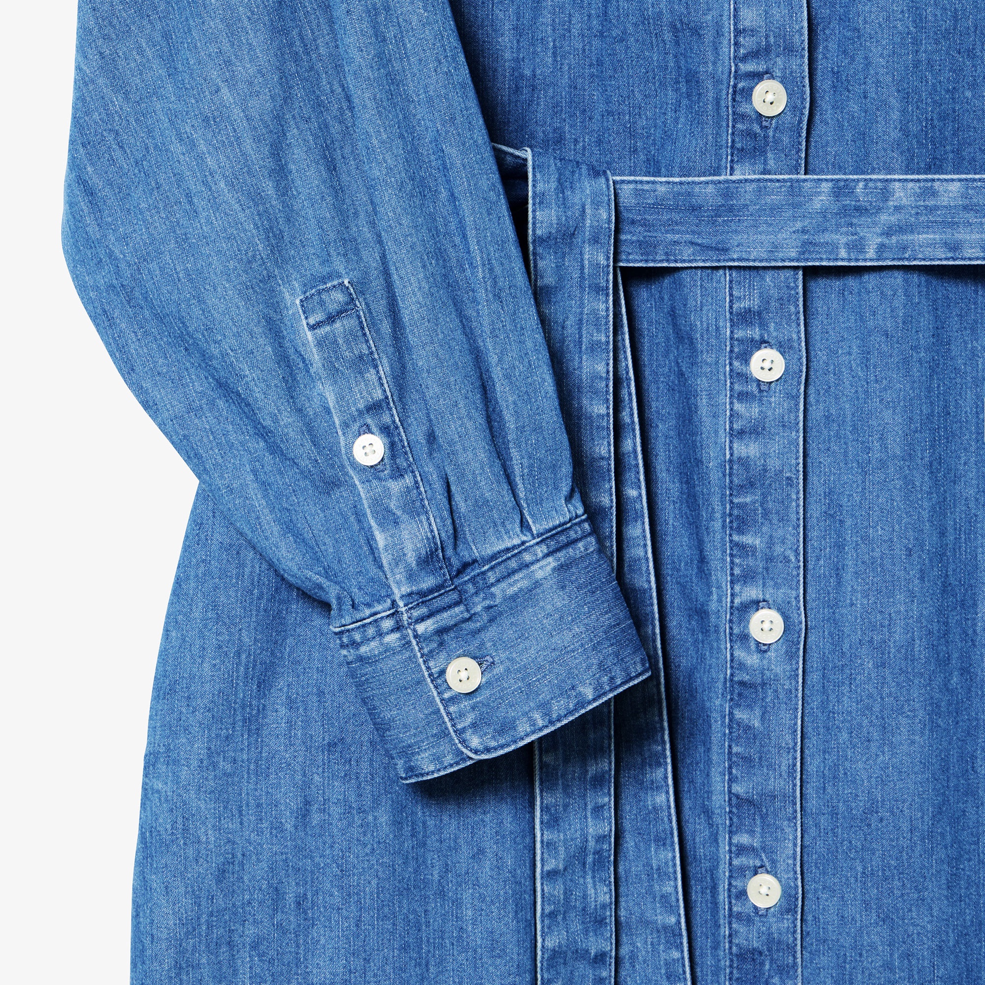 デニムシャツドレス