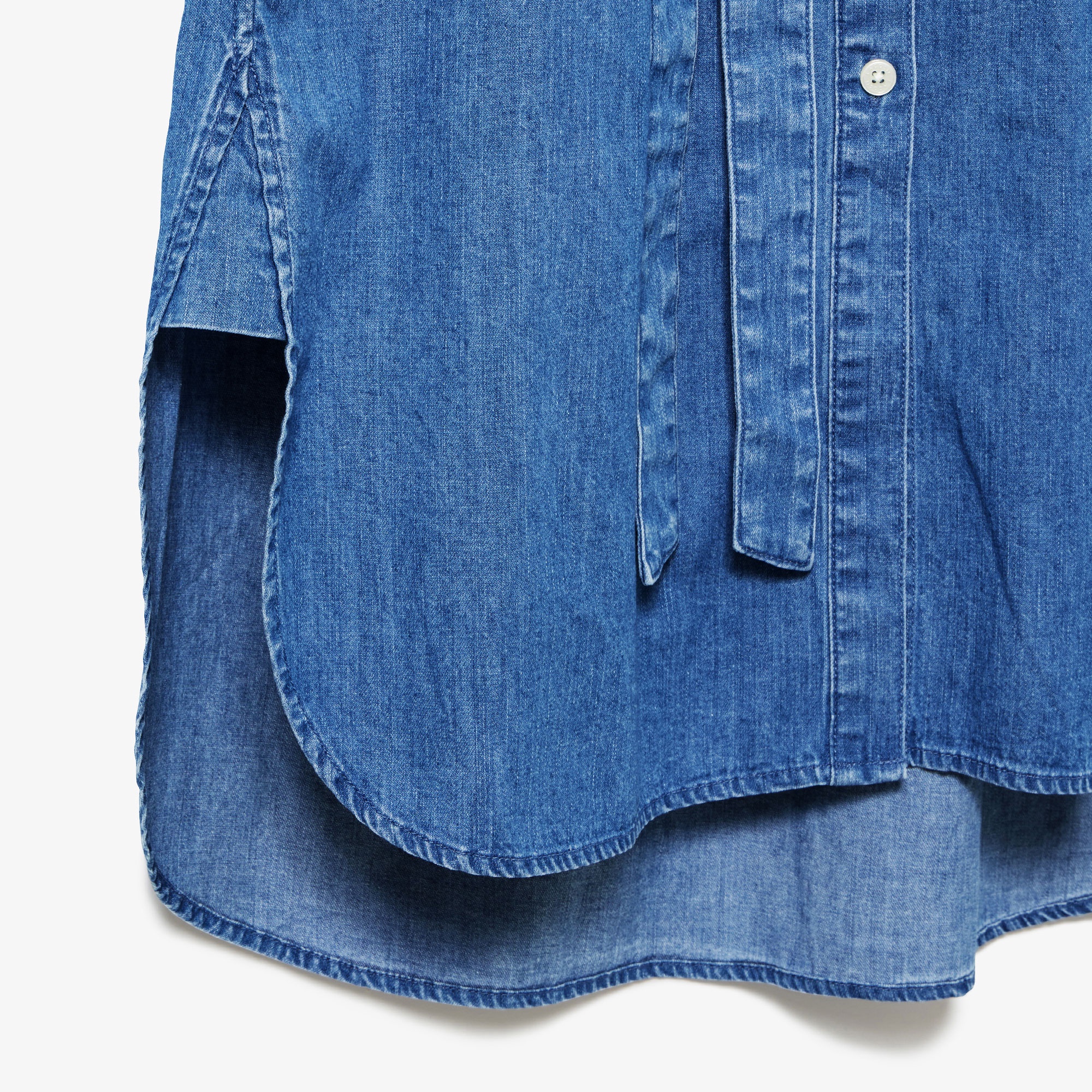 デニムシャツドレス