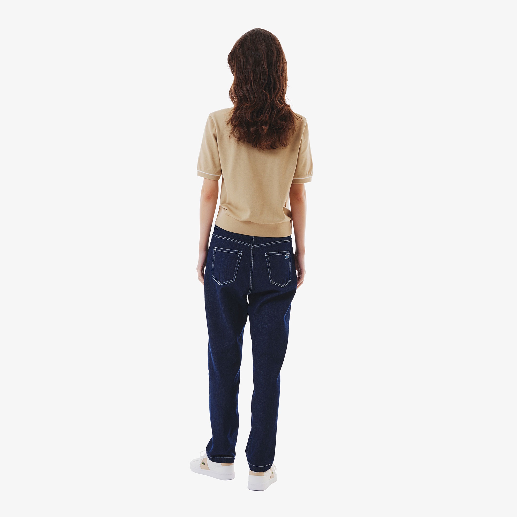 プレーンデニムテーパードパンツ