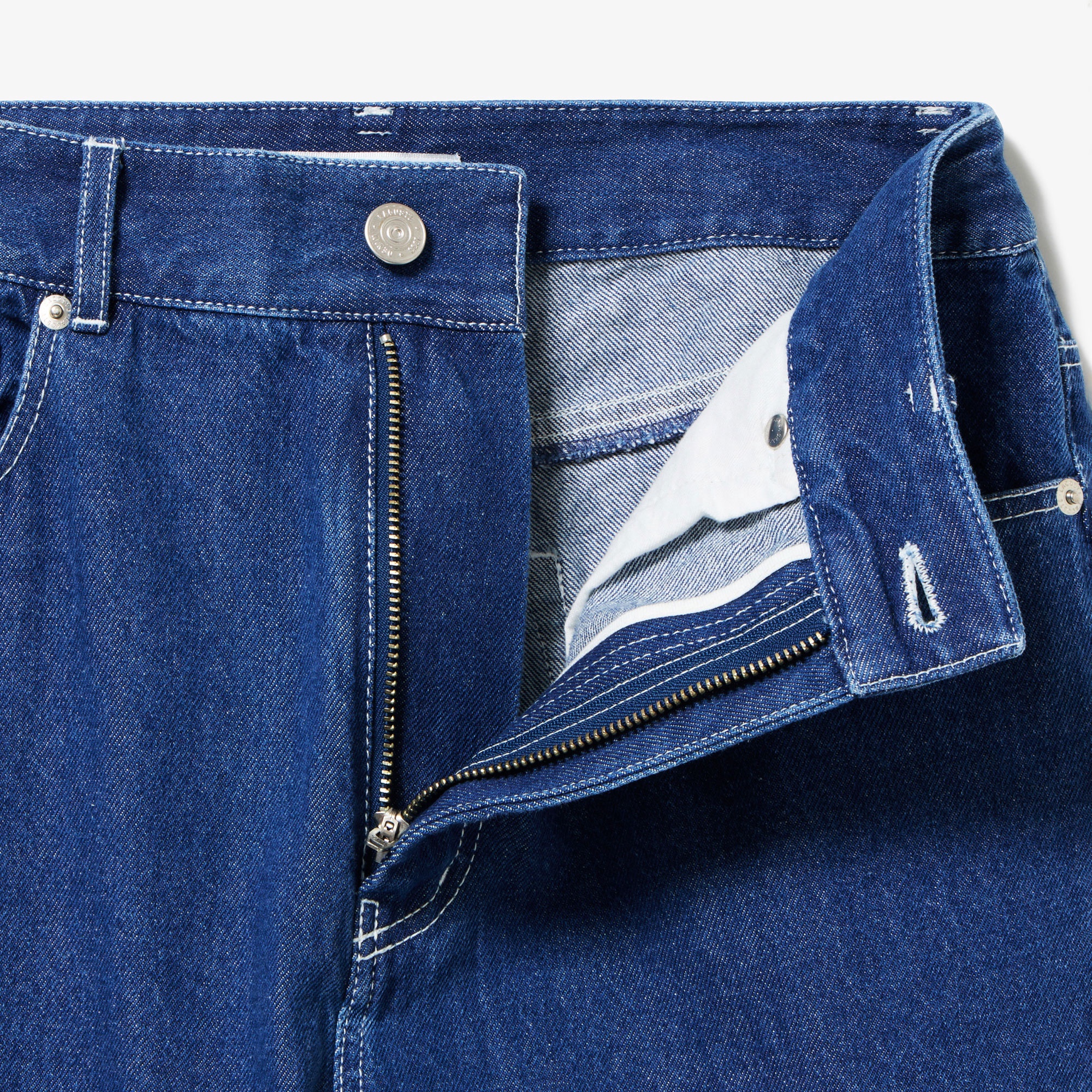 プレーンデニムテーパードパンツ