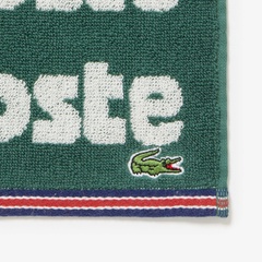 ラコステ×ローランギャロス白ワニ刺繍キャップ帽子クロコダイル帽クロコ鰐テニス柄 ラコステ×ローランギャロス白ワニ刺繍キャップ帽子クロコダイル
