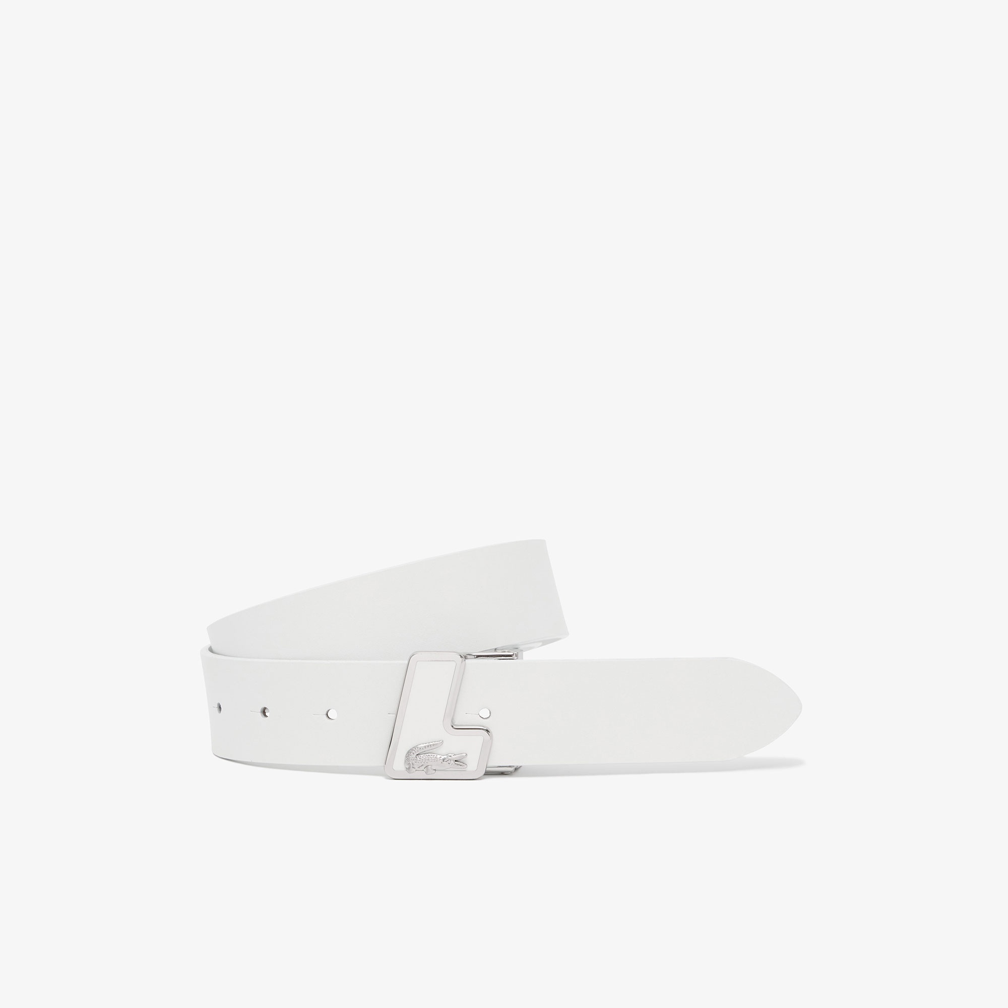 イニシャルバックルレザーベルト