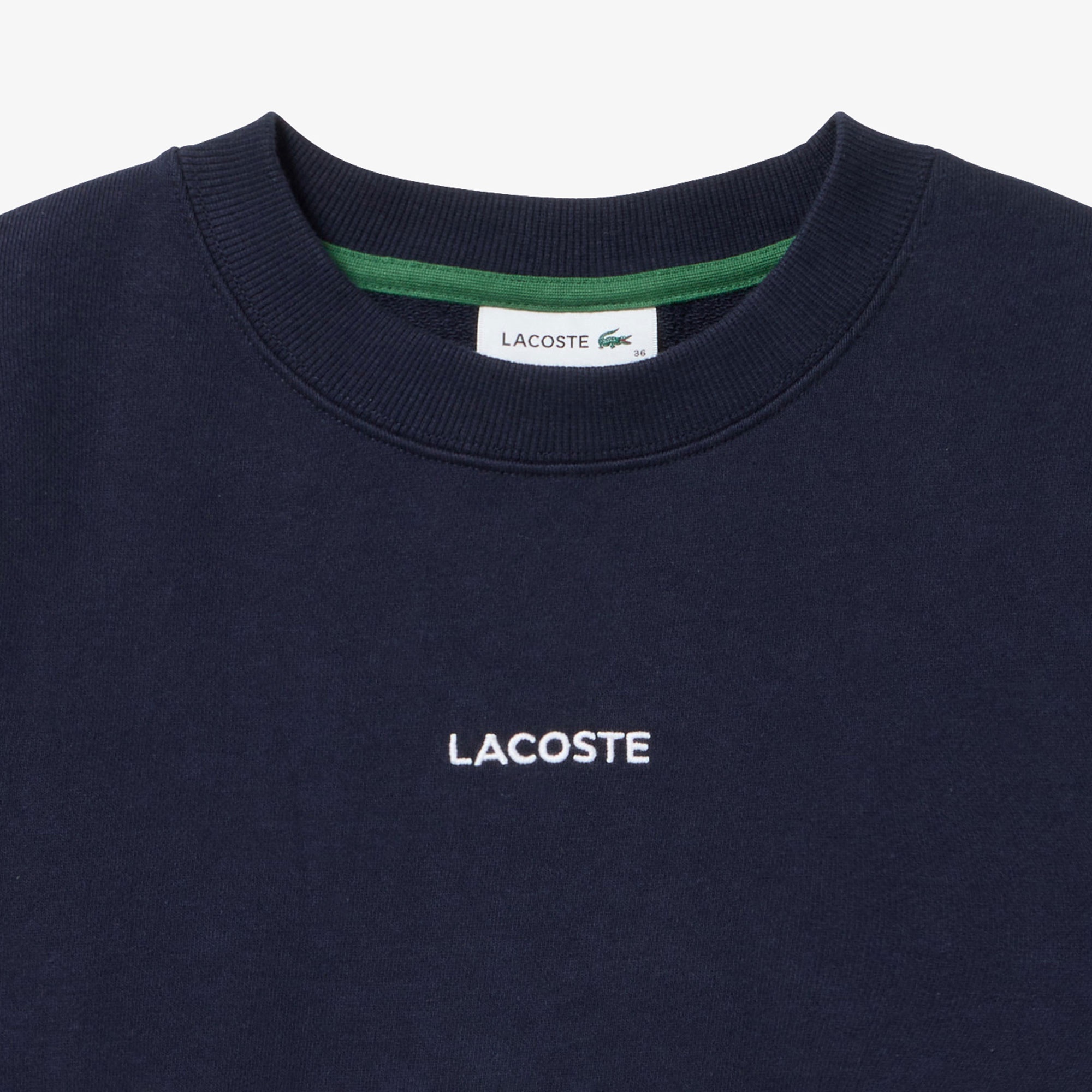 ブランドネームロゴステッチクルーネックスウェット