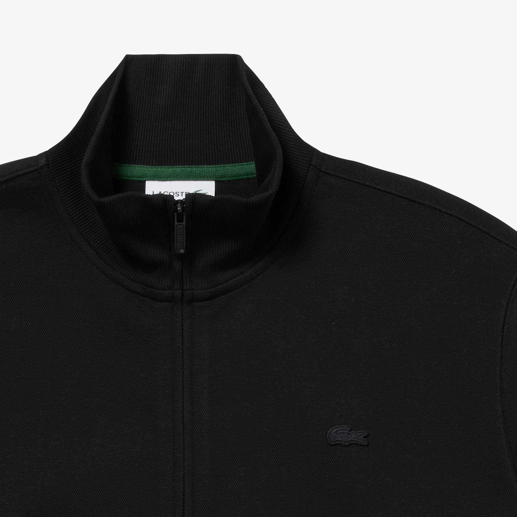 鹿の子ジップニット