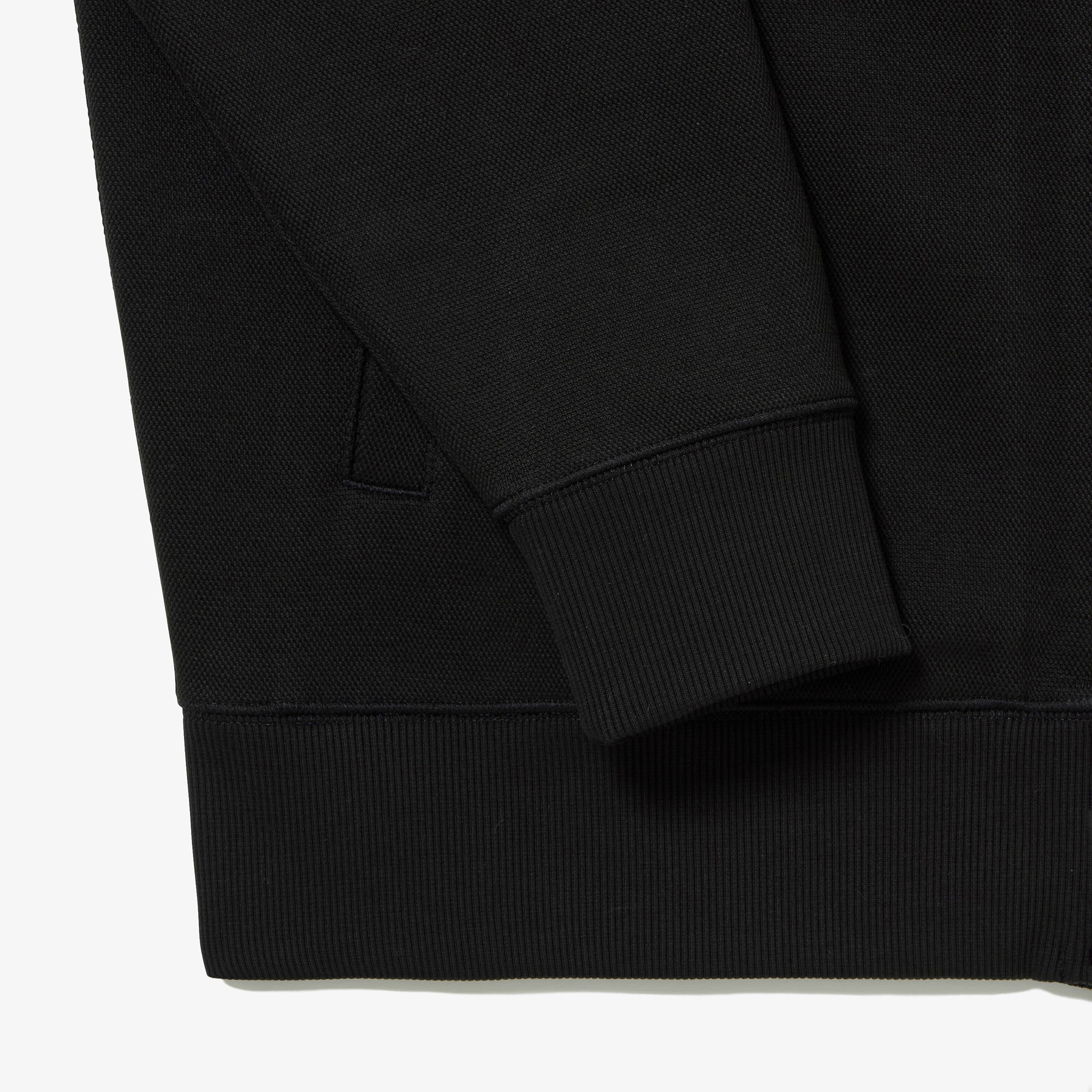 鹿の子ジップニット