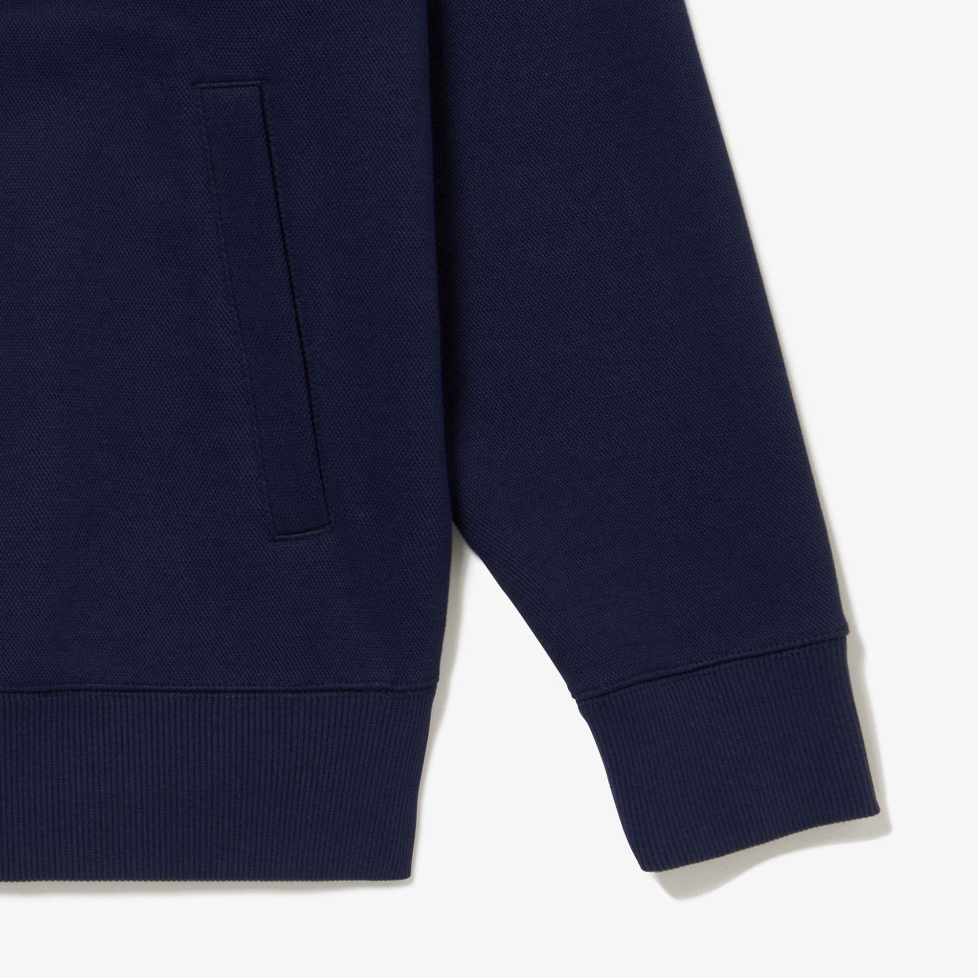 鹿の子ジップニット