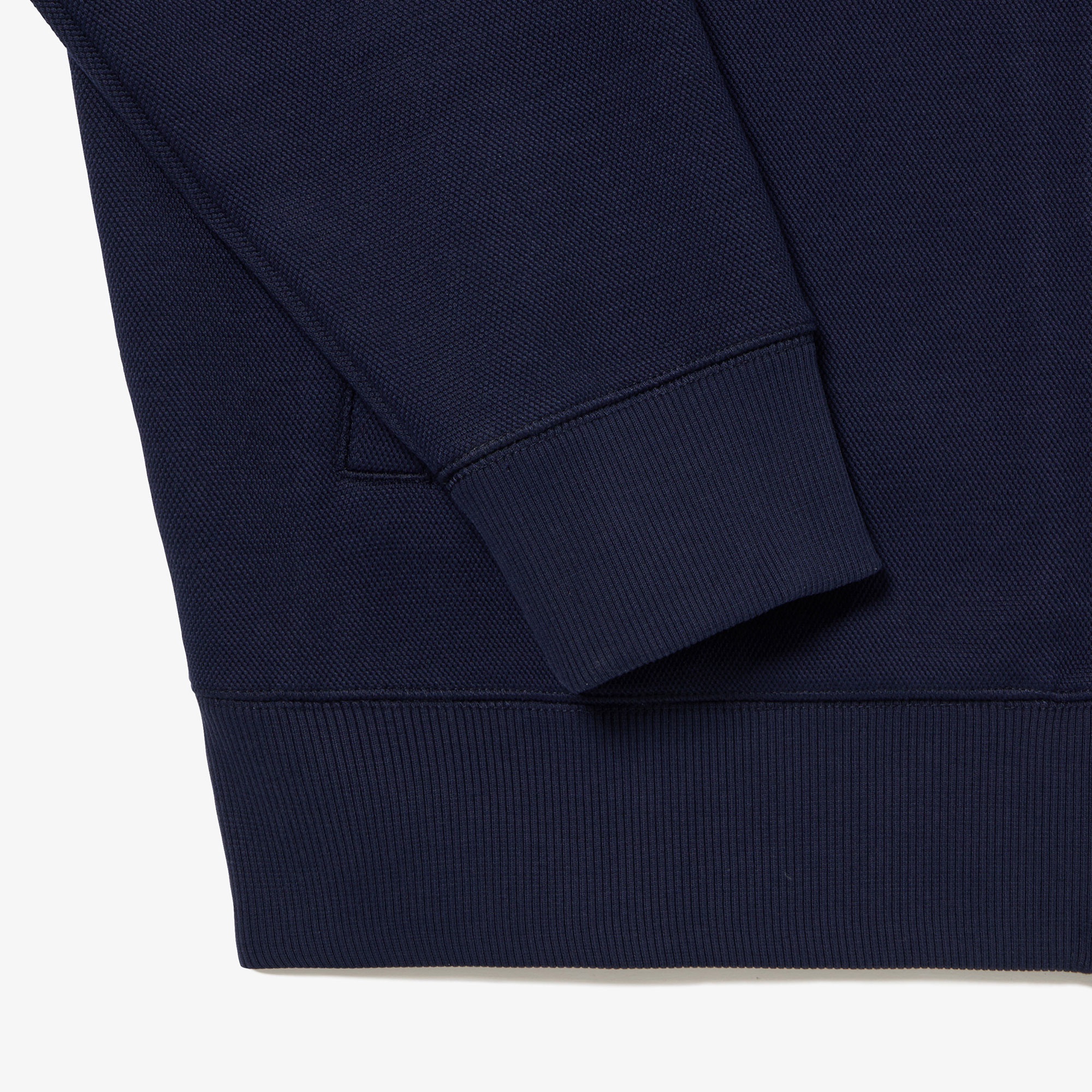 鹿の子ジップニット