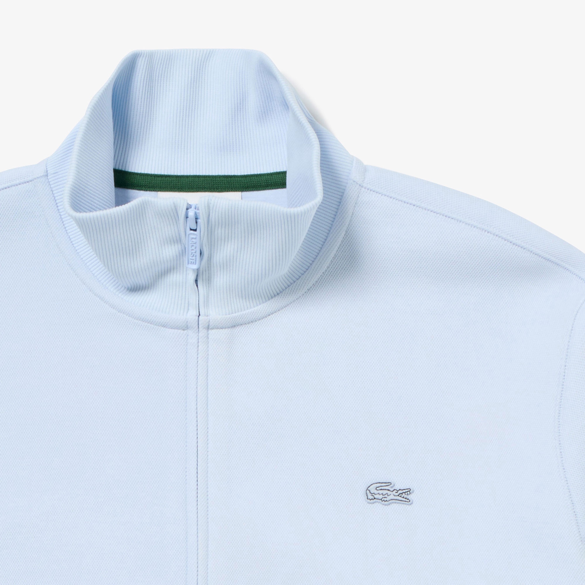 鹿の子ジップニット