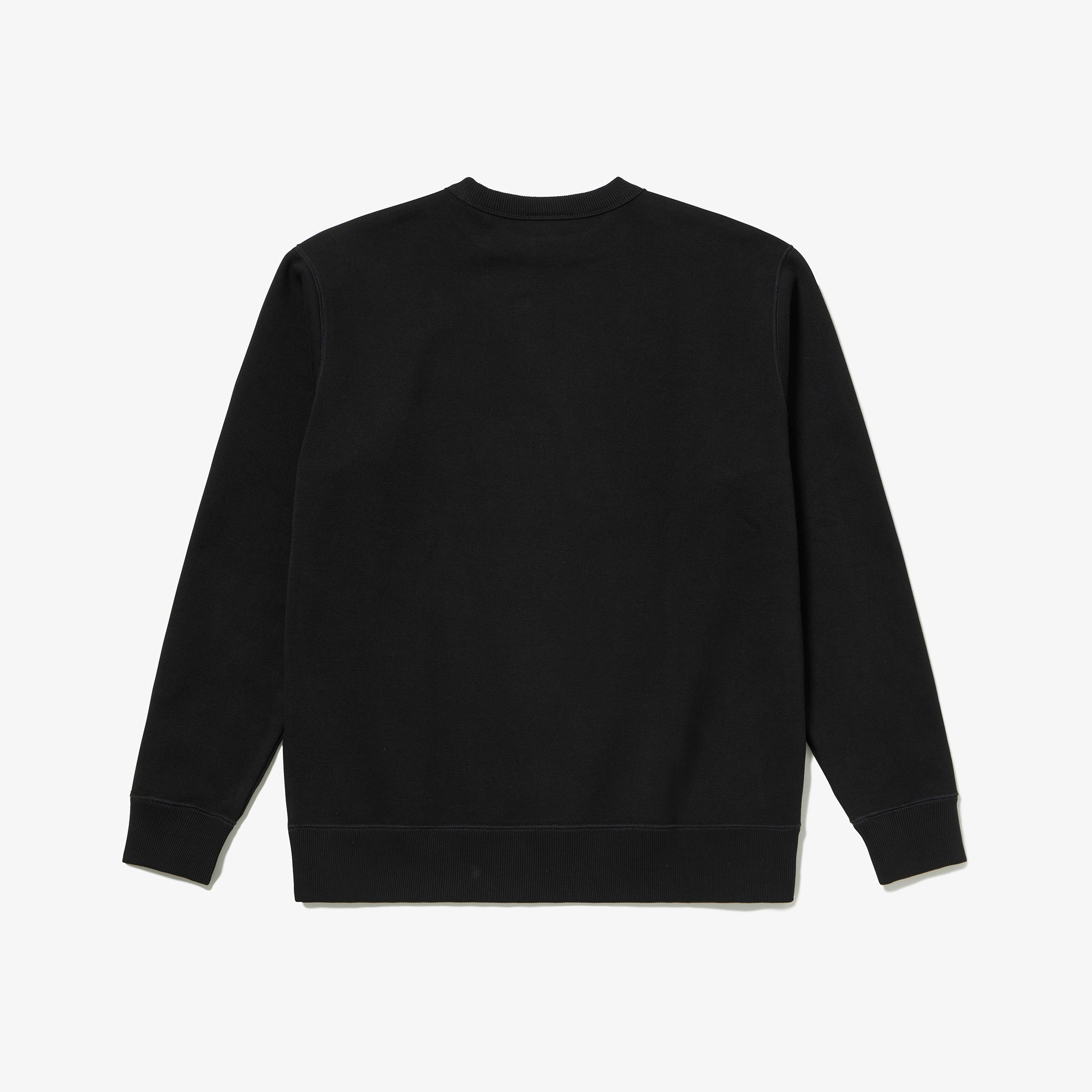 鹿の子ニットワントーンクルーネック