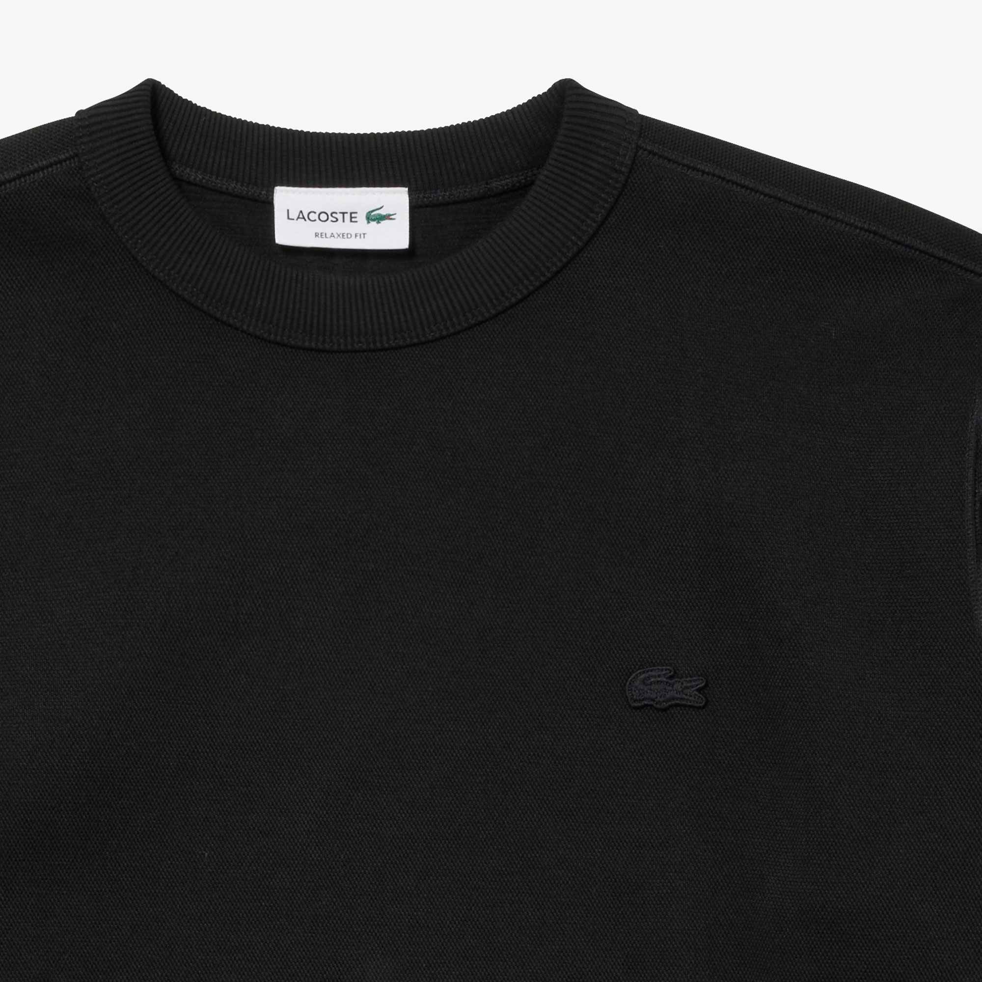 鹿の子ニットワントーンクルーネック