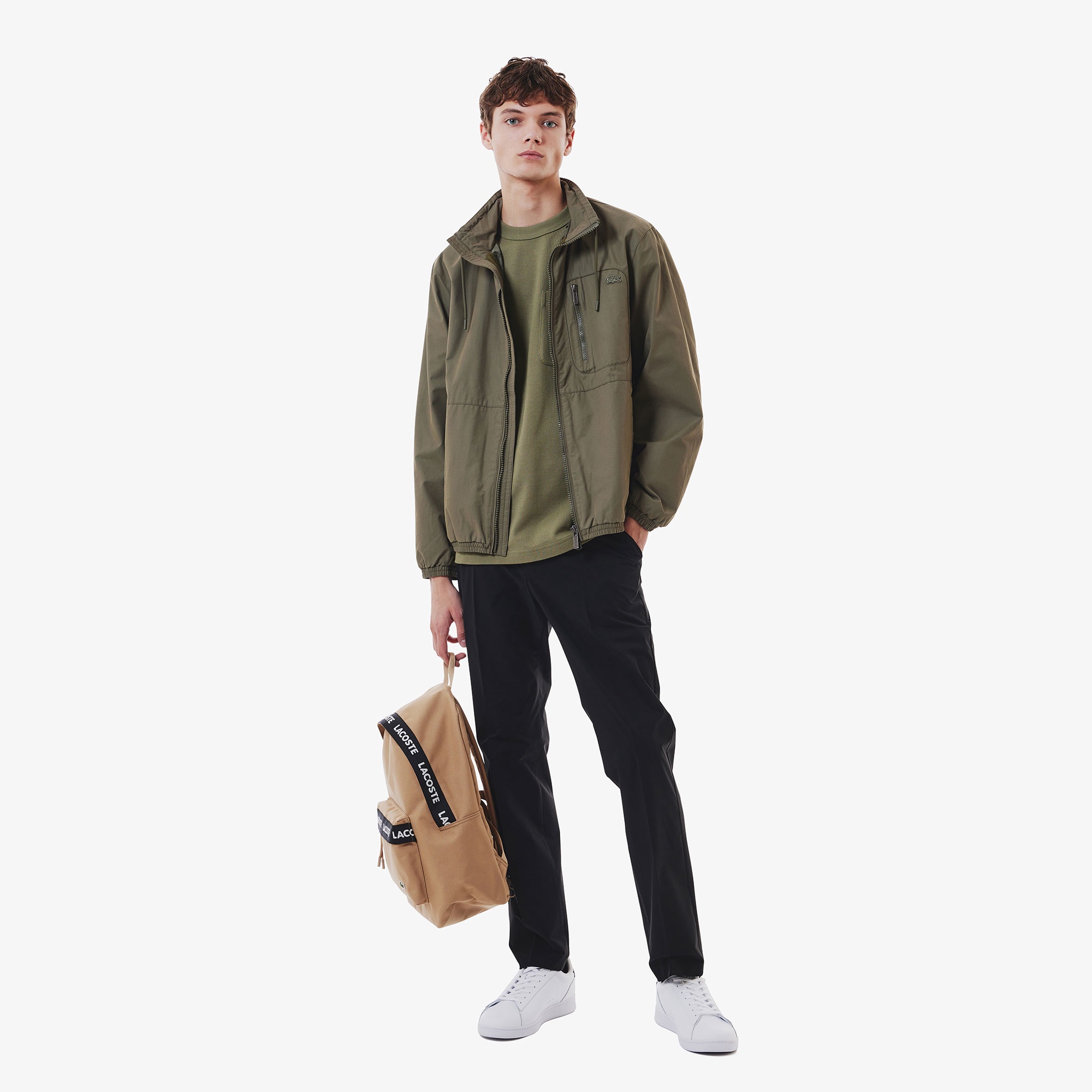 鹿の子地ポケット半袖Tシャツ