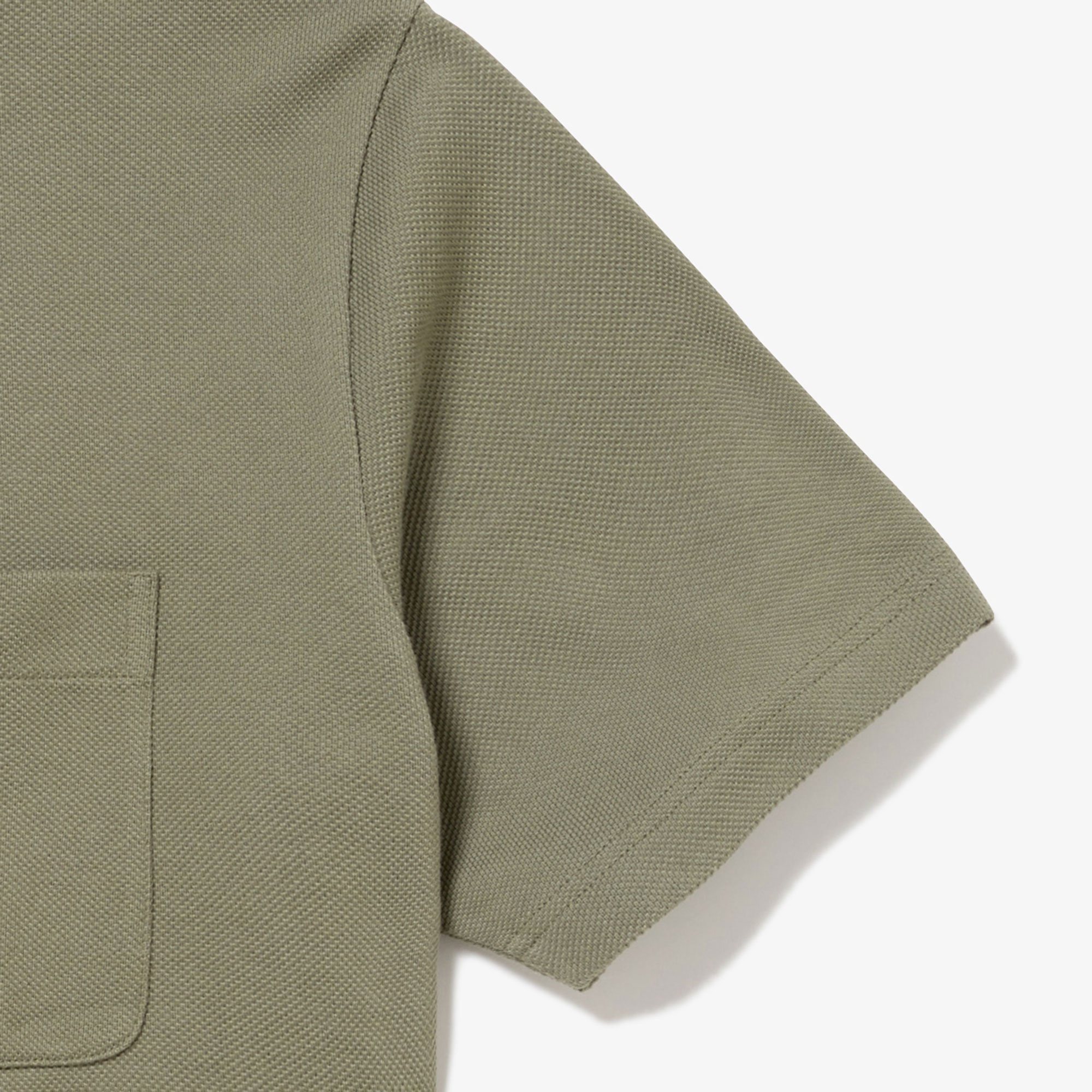 鹿の子地ポケット半袖Tシャツ