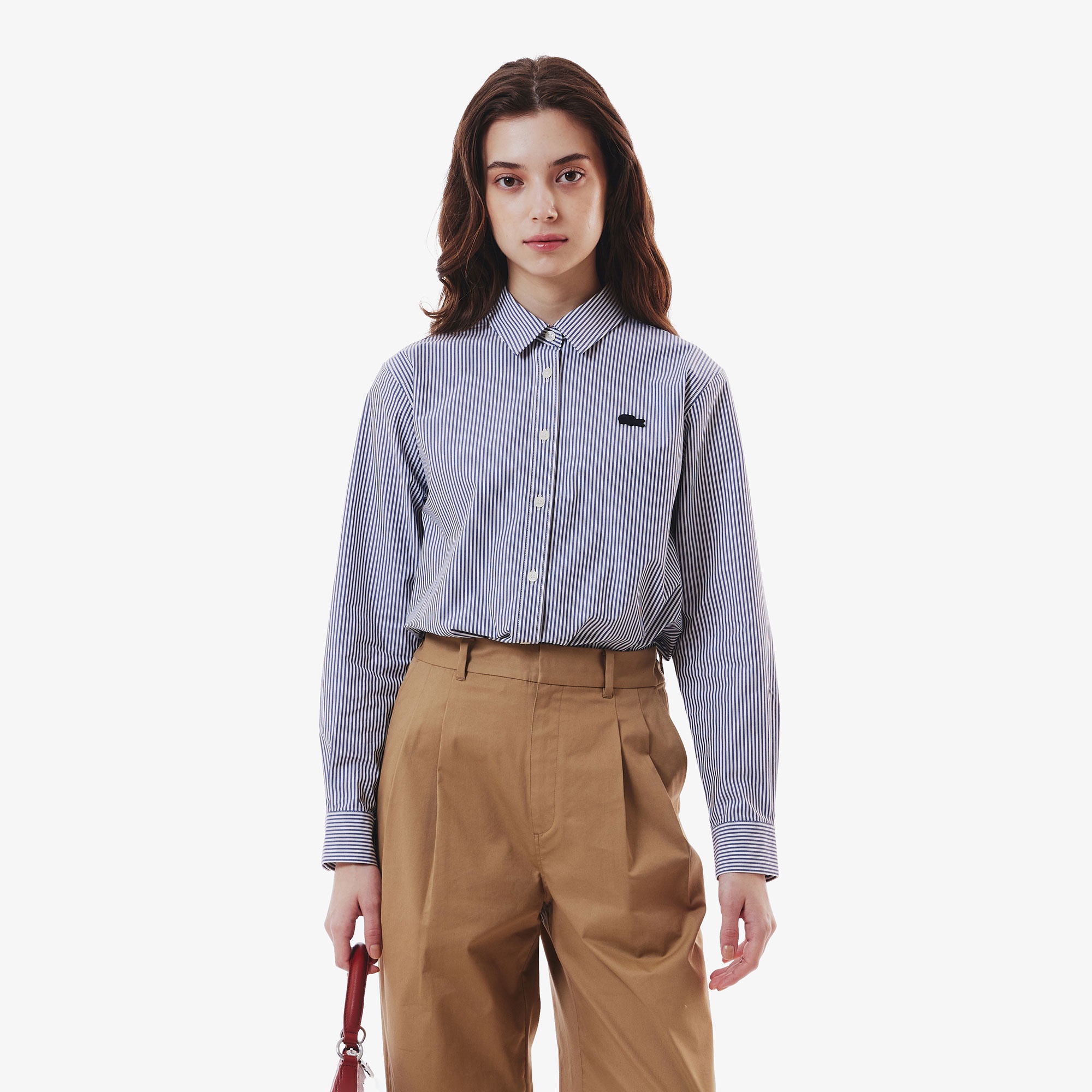 ベーシックストライプシャツ