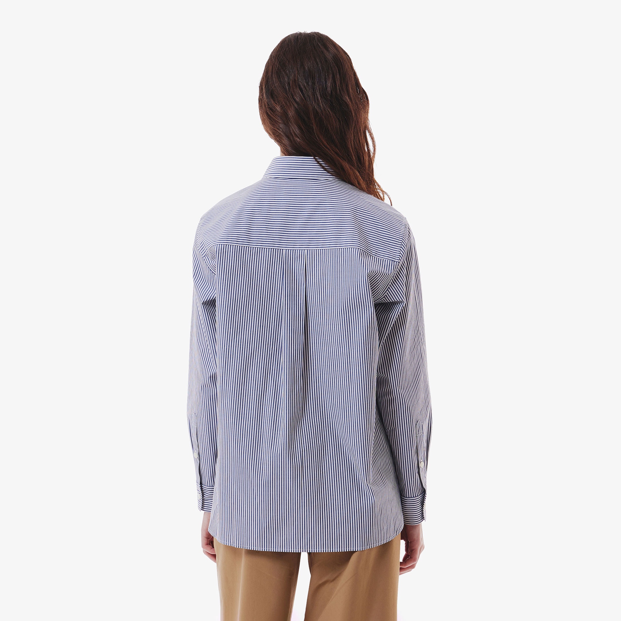 ベーシックストライプシャツ