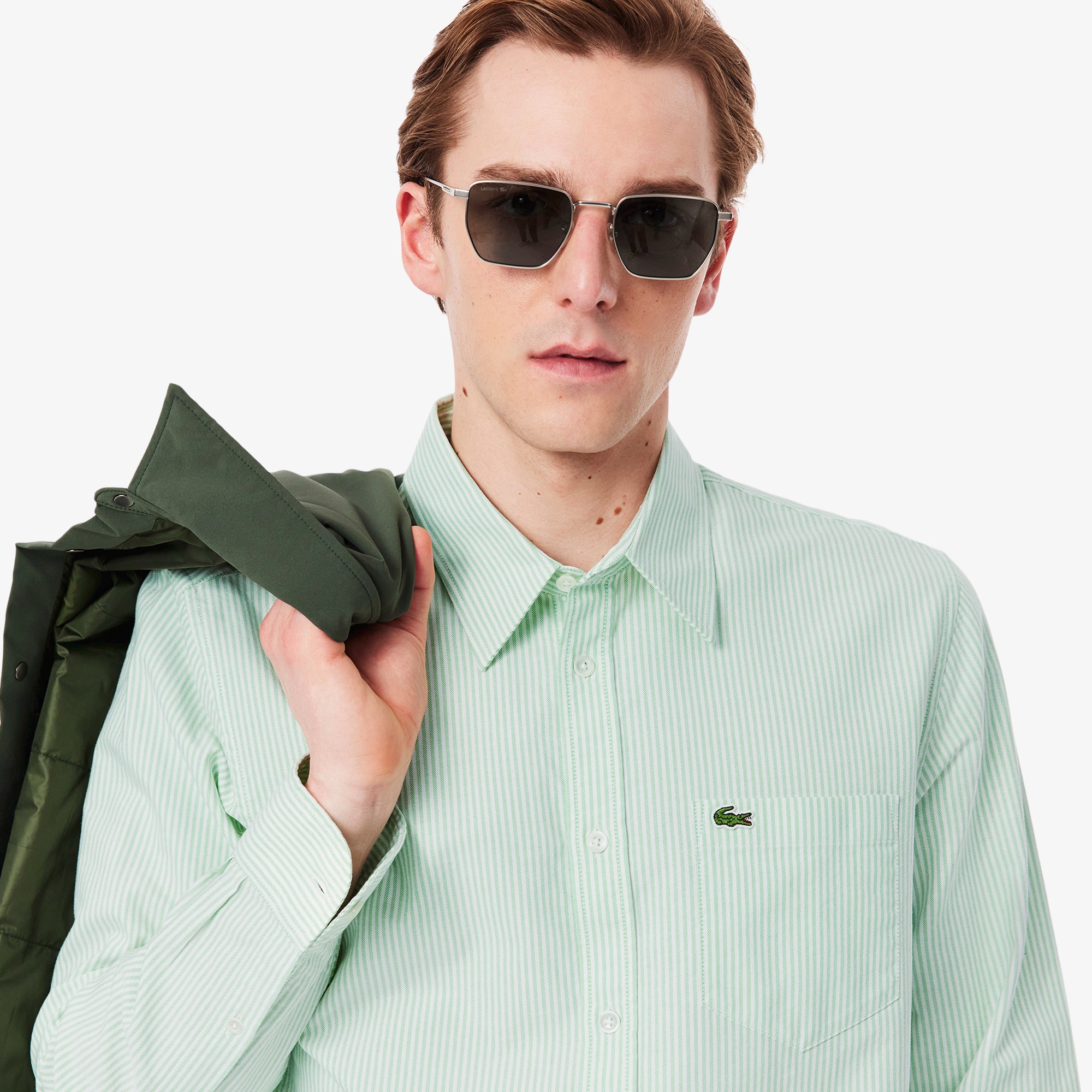 オックスフォードストライプシャツ