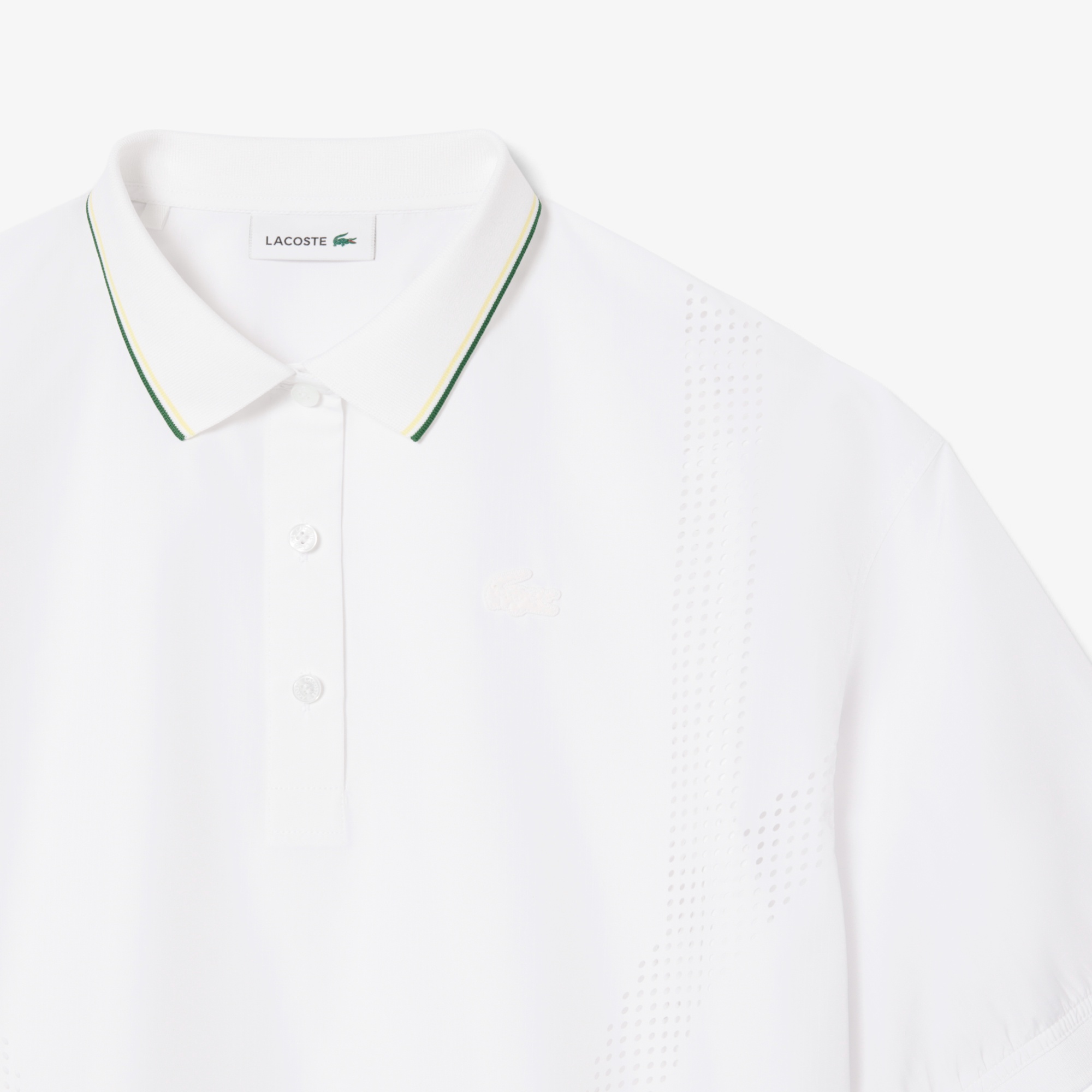 レーザーカットホールテクニカルポロシャツ