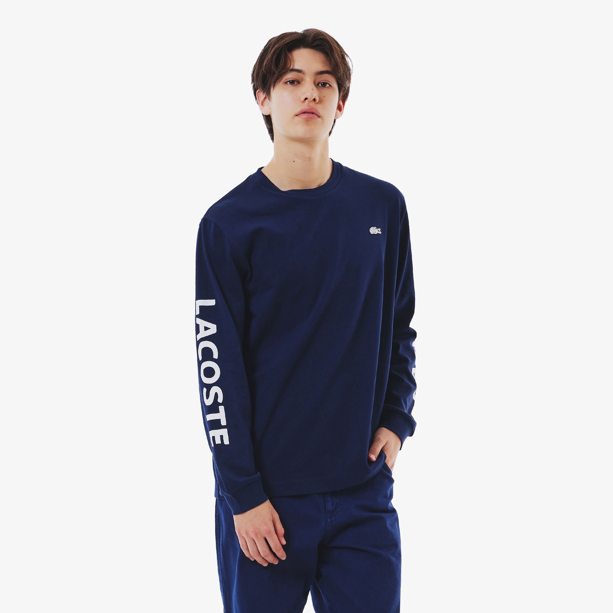 ヘビーウェイトスリーブプリントTシャツ