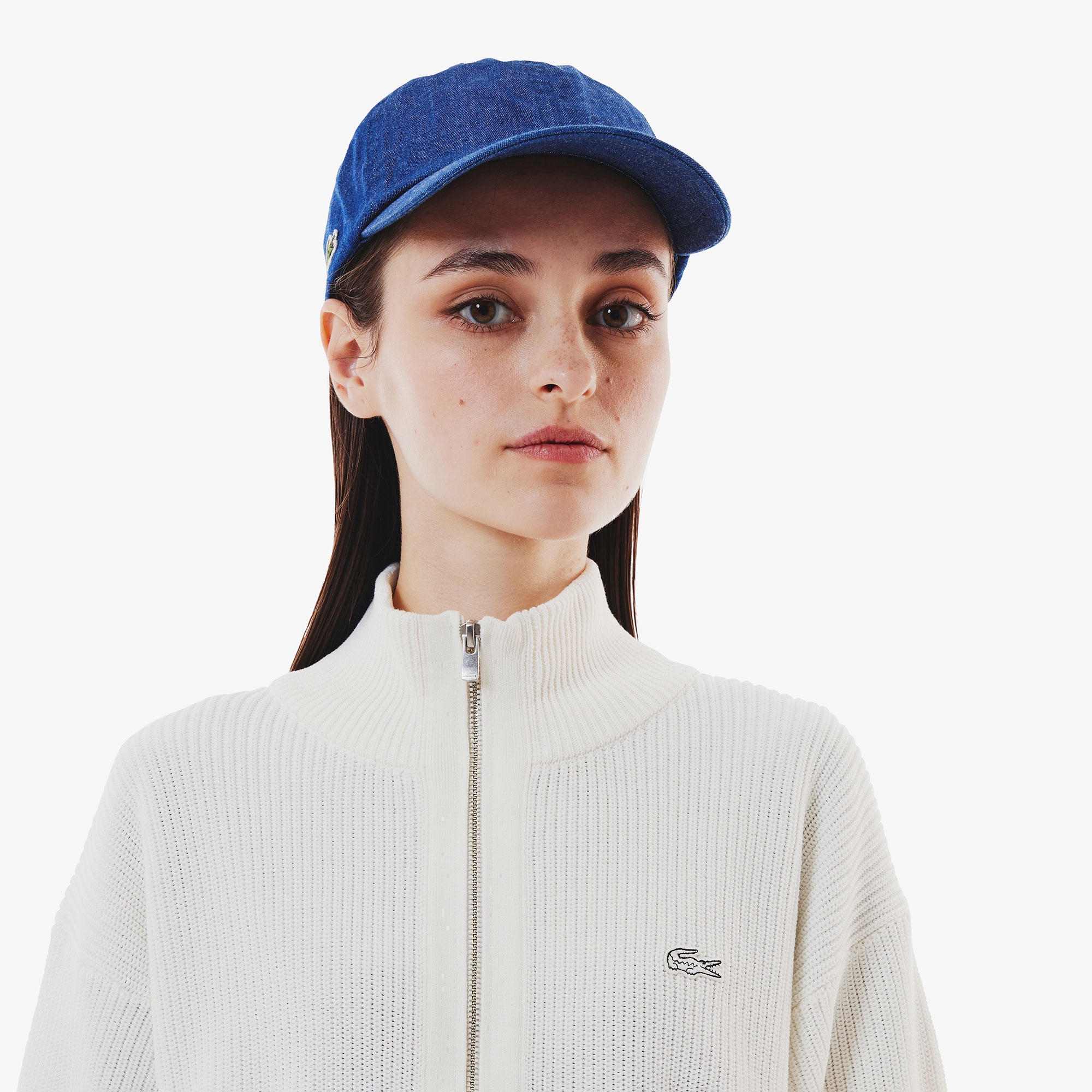 ジップアップローゲージニットブルゾン